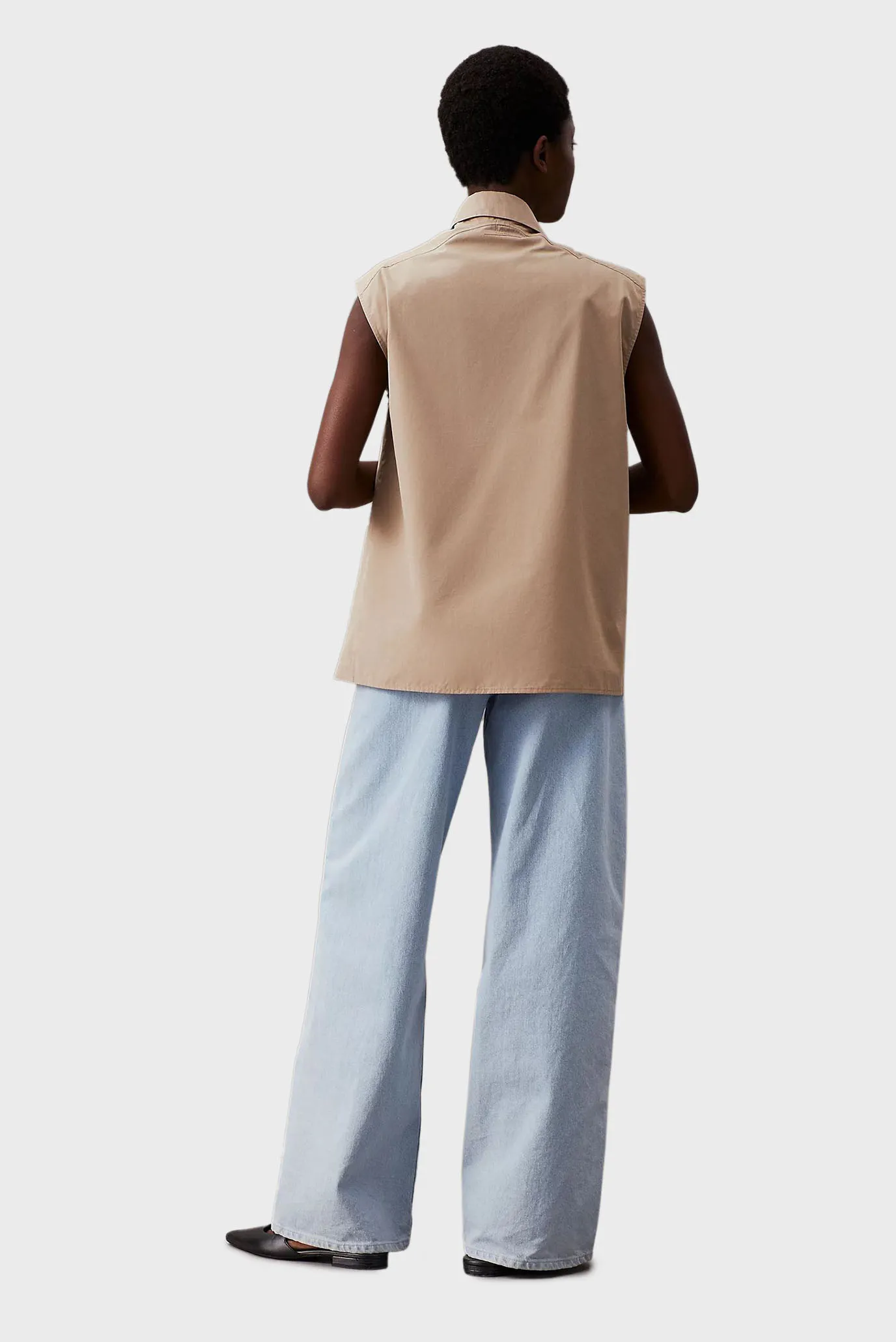 Жіночі блакитні джинси HIGH RISE WIDE LIGHT BLUE 3