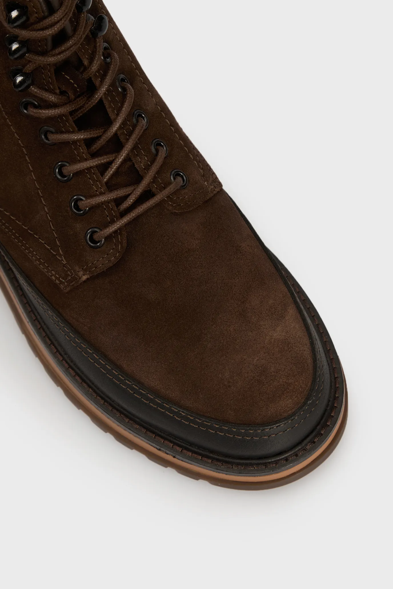 Чоловічі темно-коричневі замшеві черевики Clafton 4