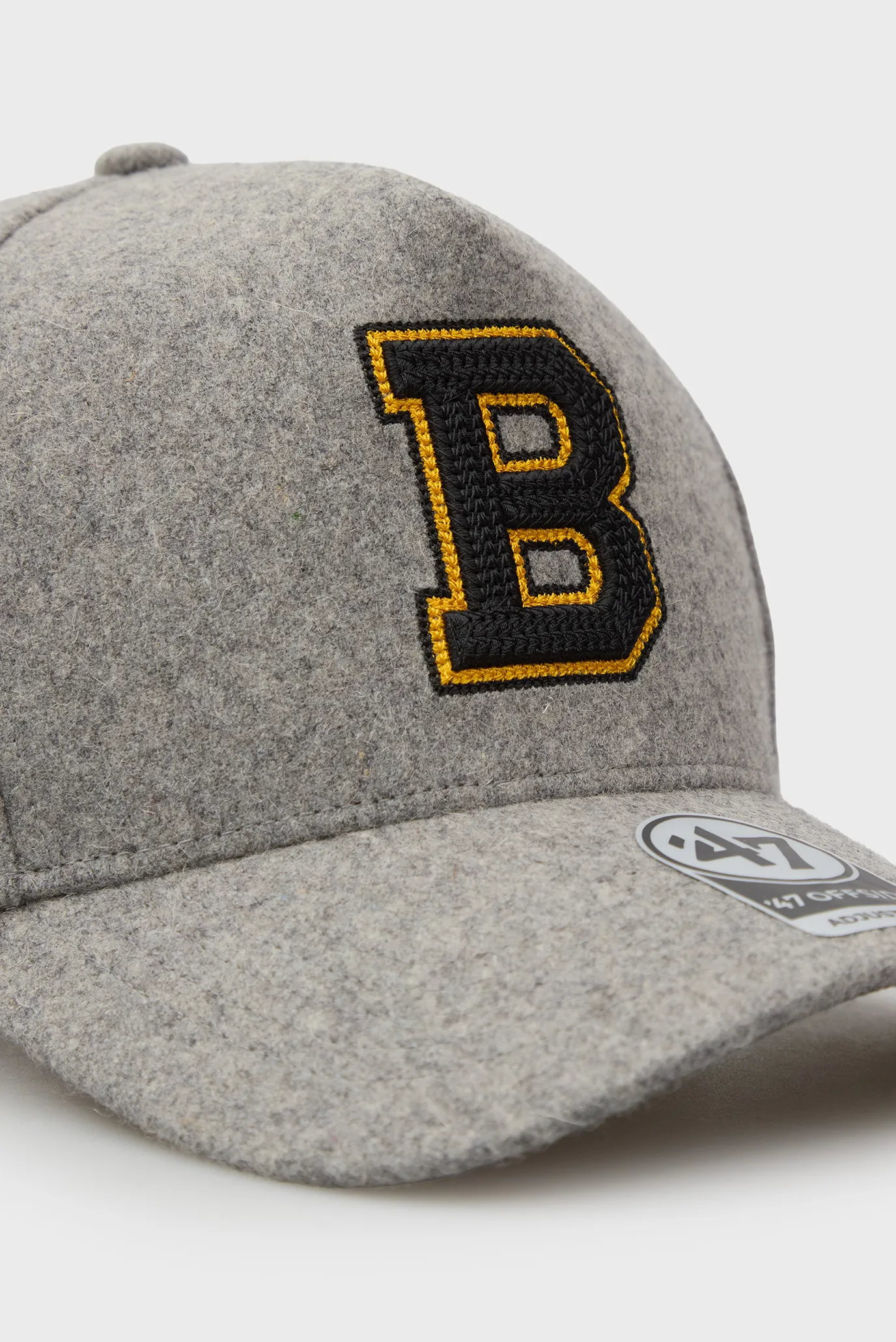 Сіра вовняна кепка BOSTON BRUINS CHAIN STITCH DT 3