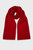 Красный шерстяной шарф K-CODER