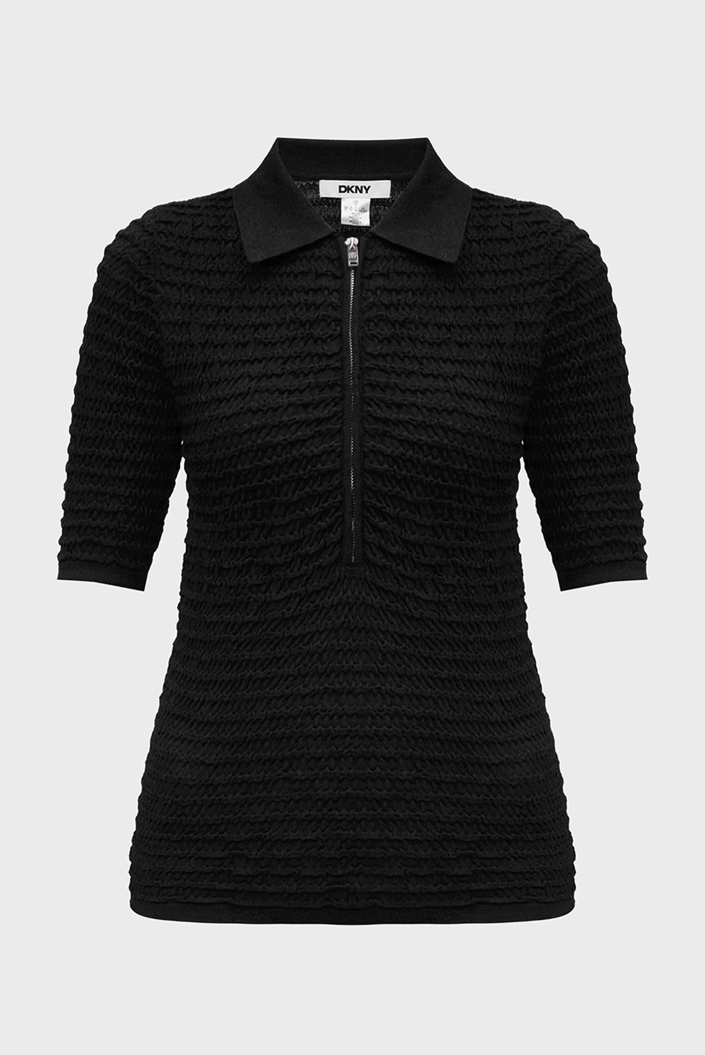 Женское черное поло Черный M DKNY P4GSAR09 Женское черное поло Черный M DKNY P4GSAR09