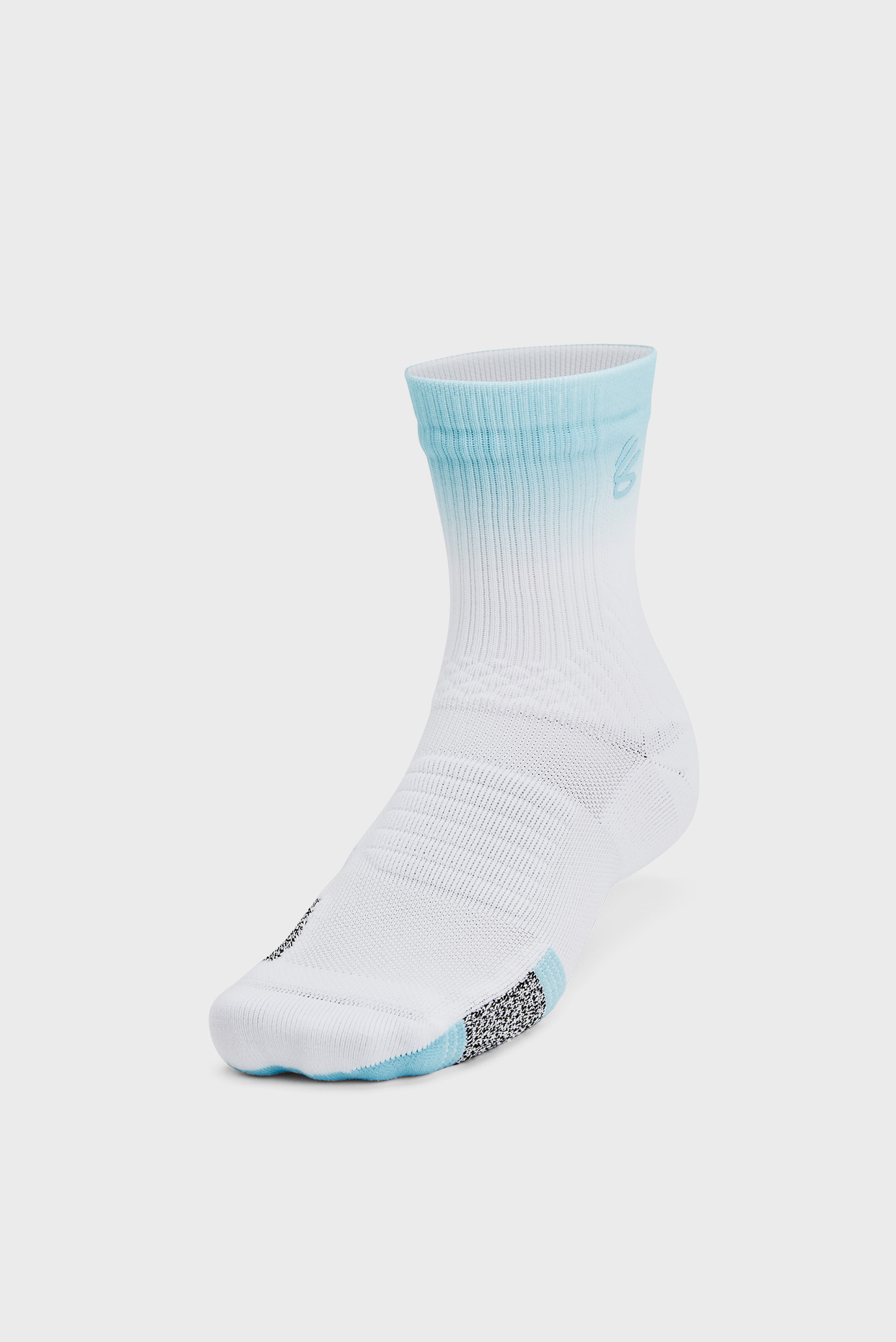 Білі шкарпетки Curry UA AD Playmaker 1