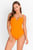 Женский оранжевый купальник