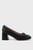 Жіночі чорні шкіряні туфлі