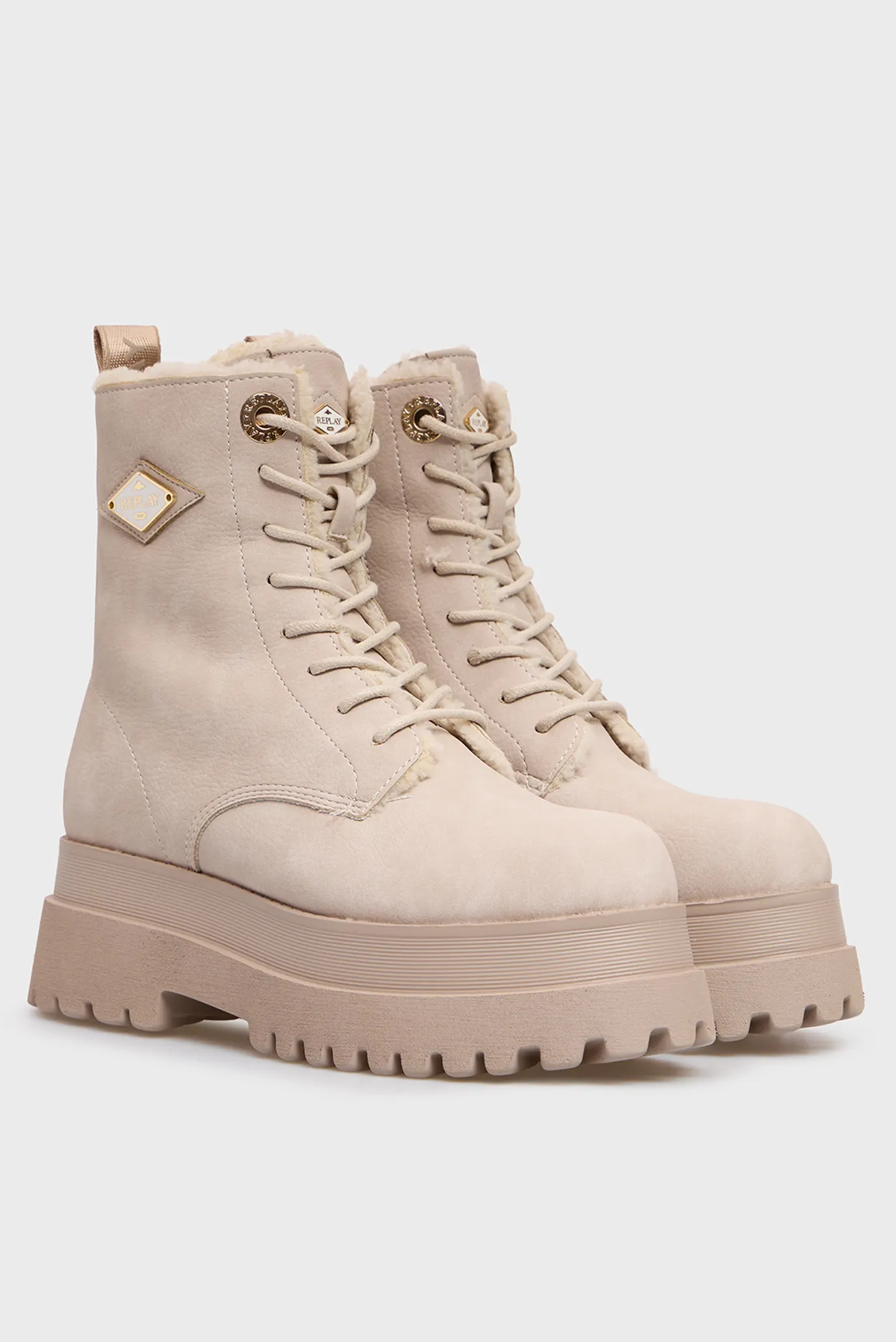 Жіночі бежеві черевики 3