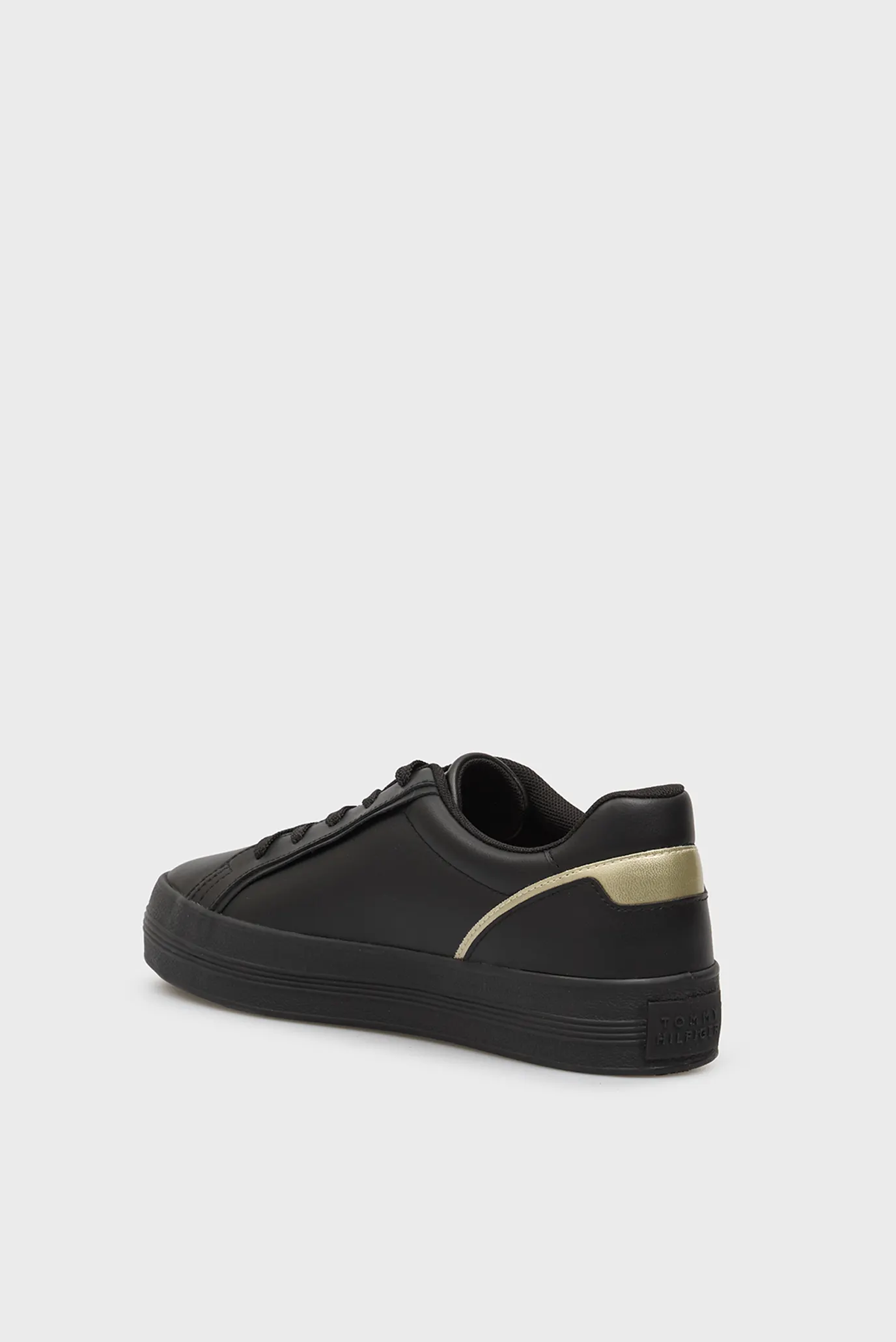 Жіночі чорні шкіряні снікерси VULC FOXING 5