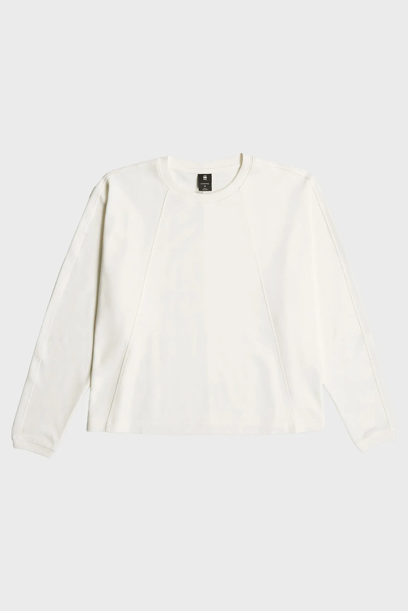 Женский белый лонгслив A line oversized 6