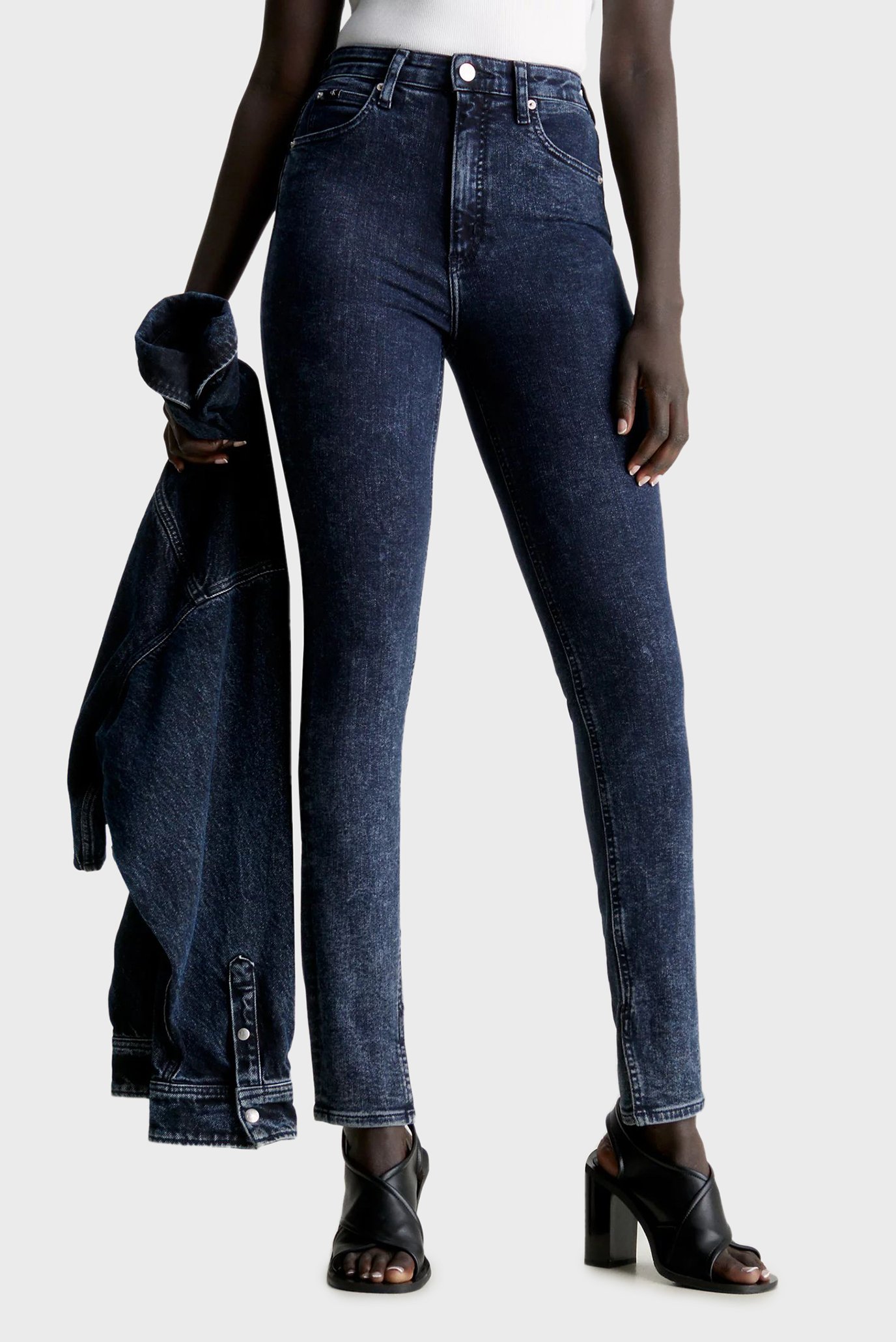 Женские темно-синие джинсы HIGH RISE SKINNY 1