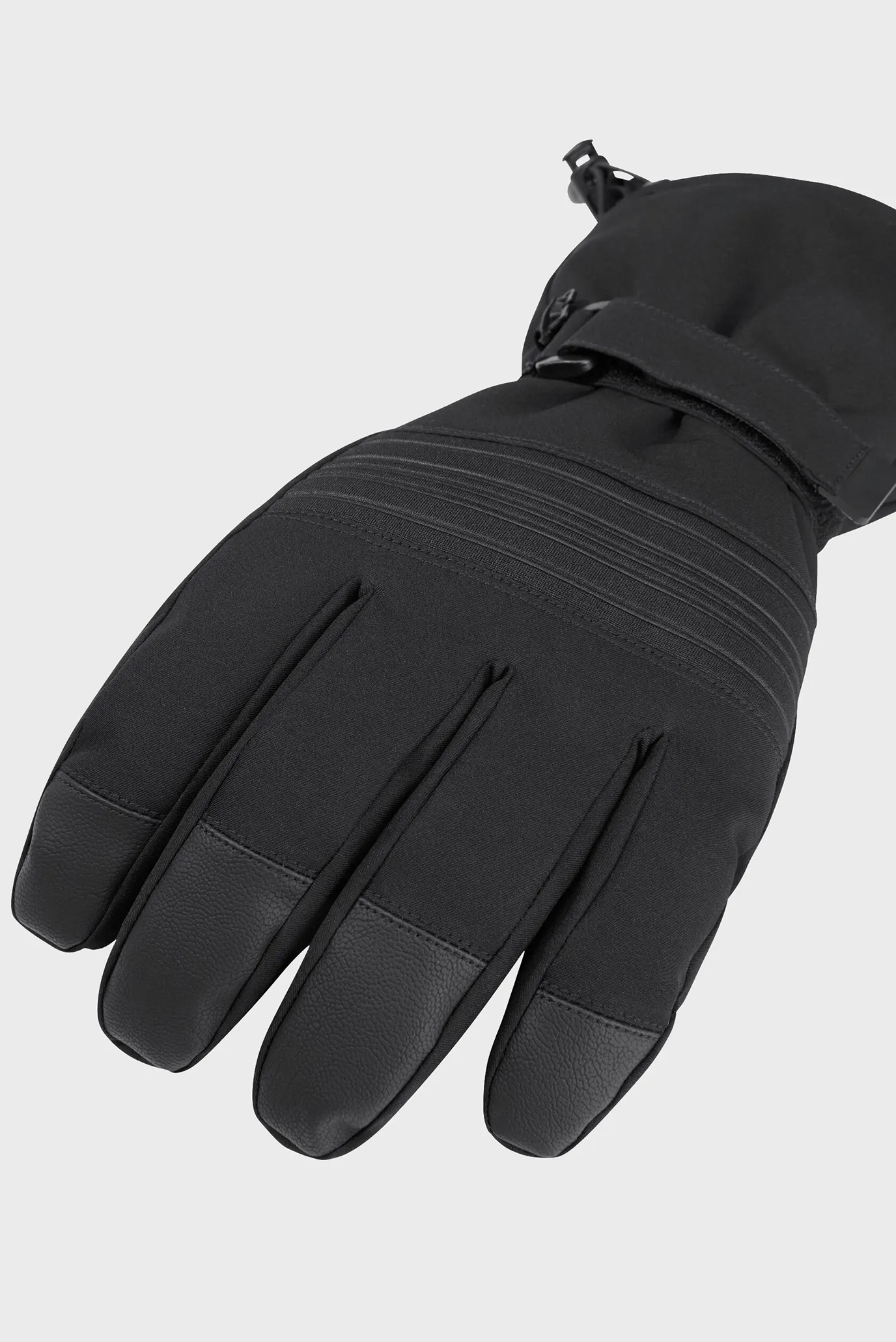 Черные лыжные перчатки 6
