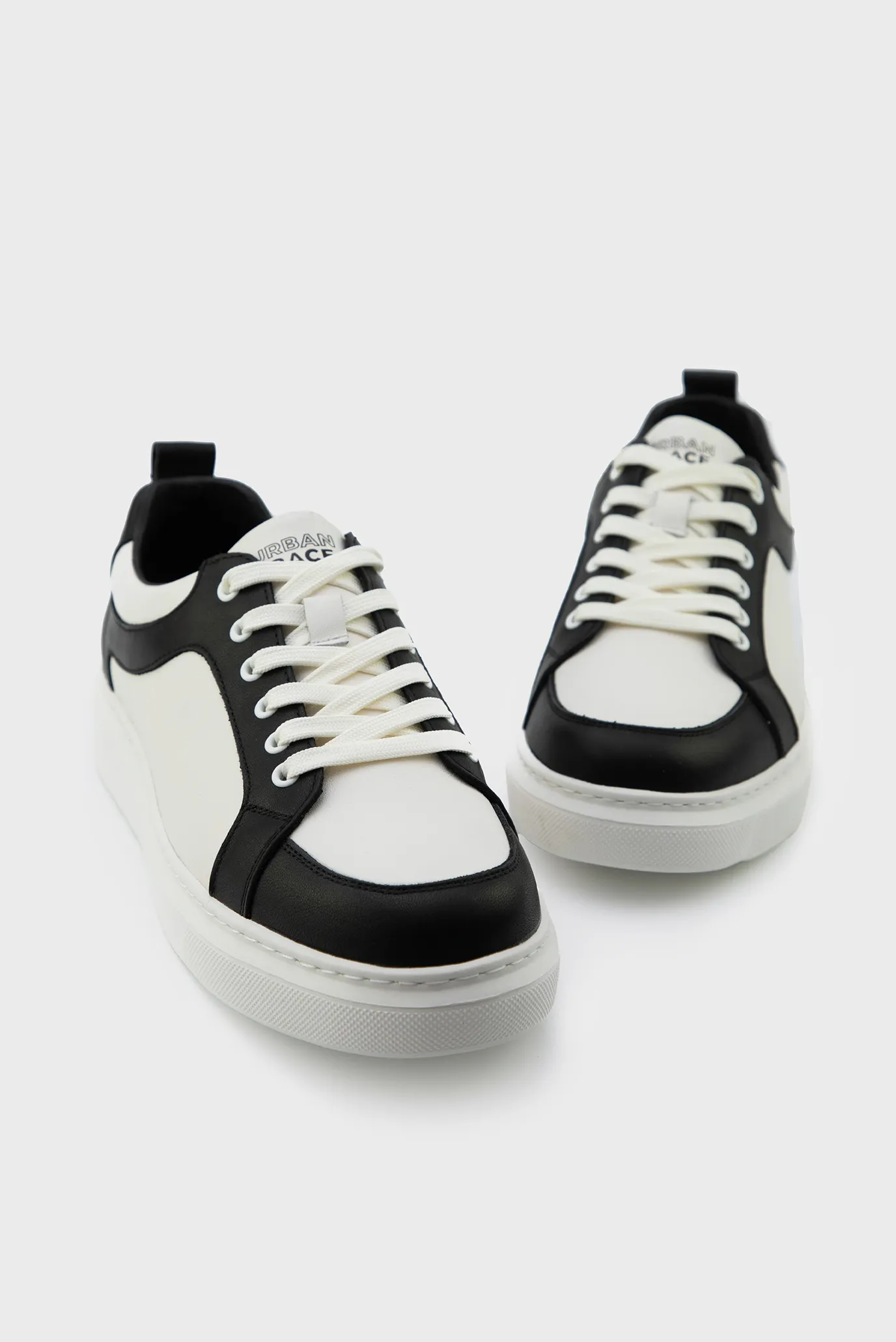 Мужские белые кожаные сникерсы 4