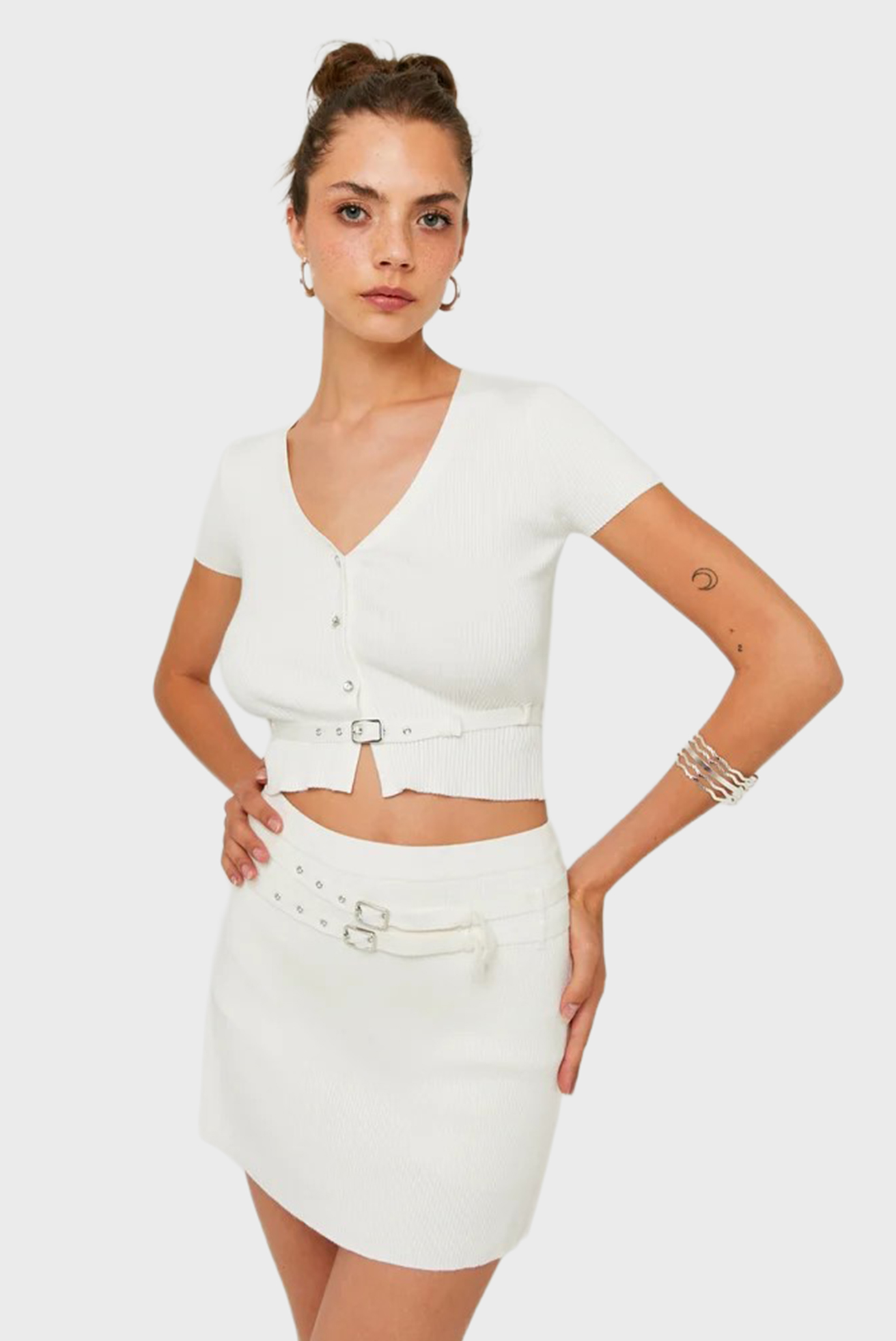 Женская белая юбка Белый XS Tally Weijl SSHVIORINA Женская белая юбка Белый XS Tally Weijl SSHVIORINA