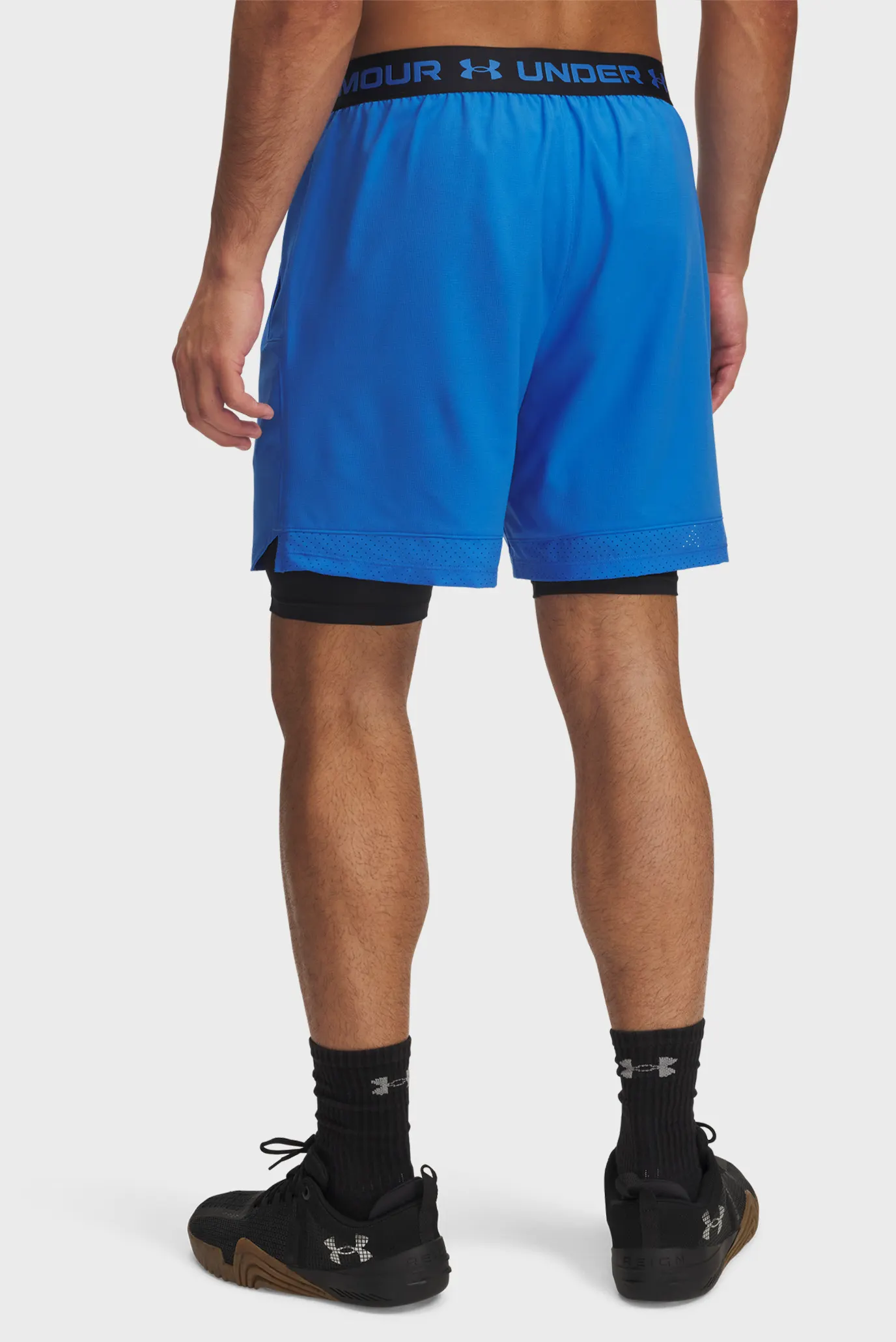Чоловічі сині шорти UA Vanish Woven 2in1 Sts 3