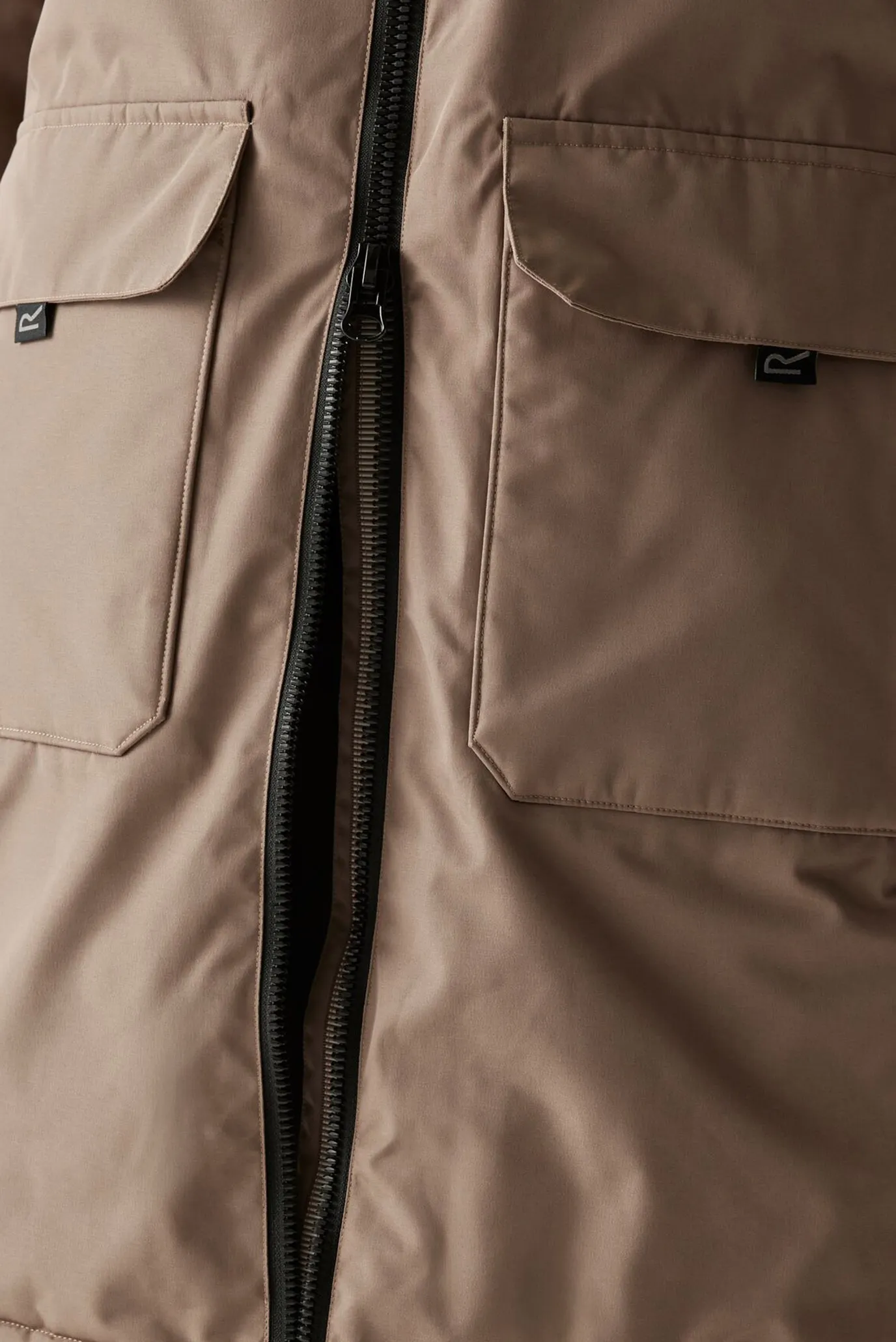 Женская коричневая парка 5