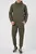 Мужской оливковый спортивный костюм (худи, брюки)