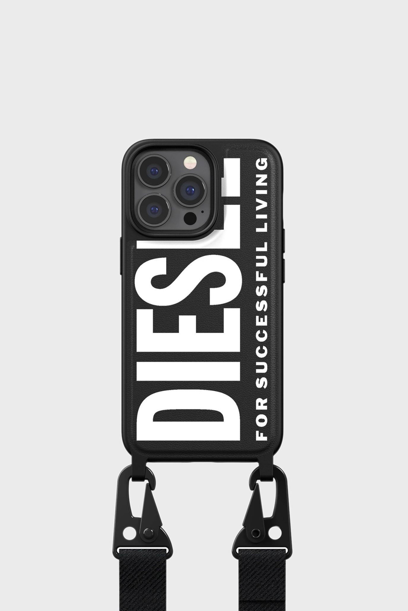 Черный чехол для телефона Diesel Necklace Case Core for iPhone 13/13 Pro 1