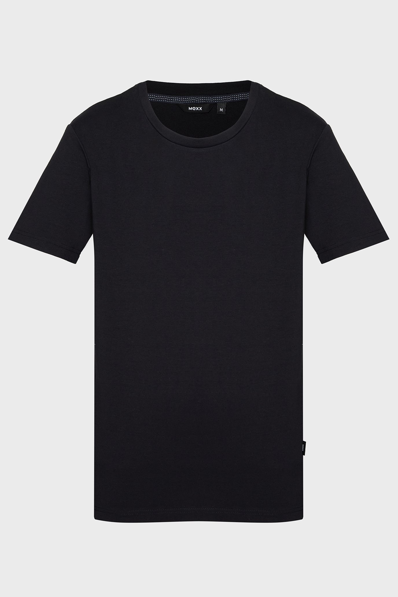 Чоловіча чорна футболка OLIVER Basic short sleeve slim 1