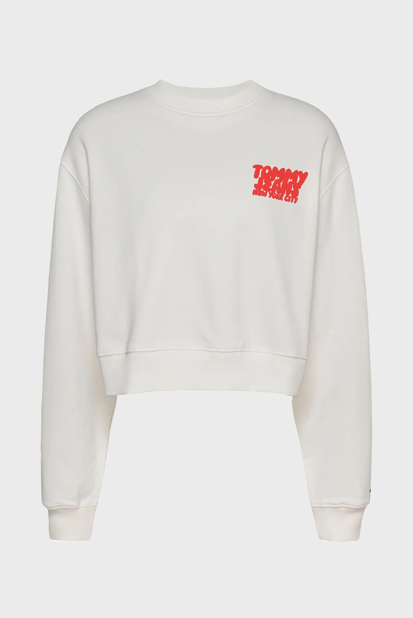 Женский белый свитшот TJW BUBBLE CREW 6