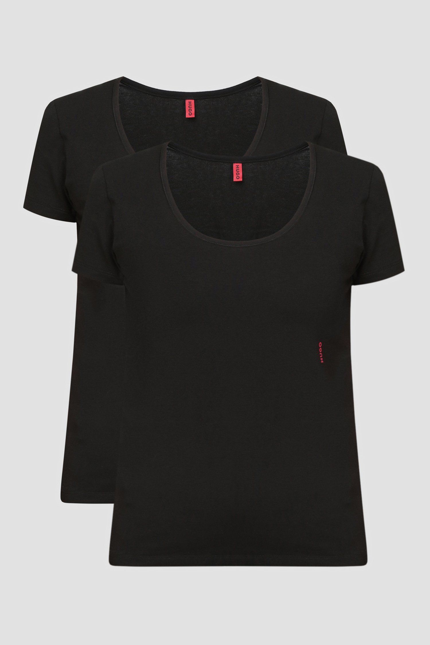 Жіноча чорна футболка (2 шт) 1