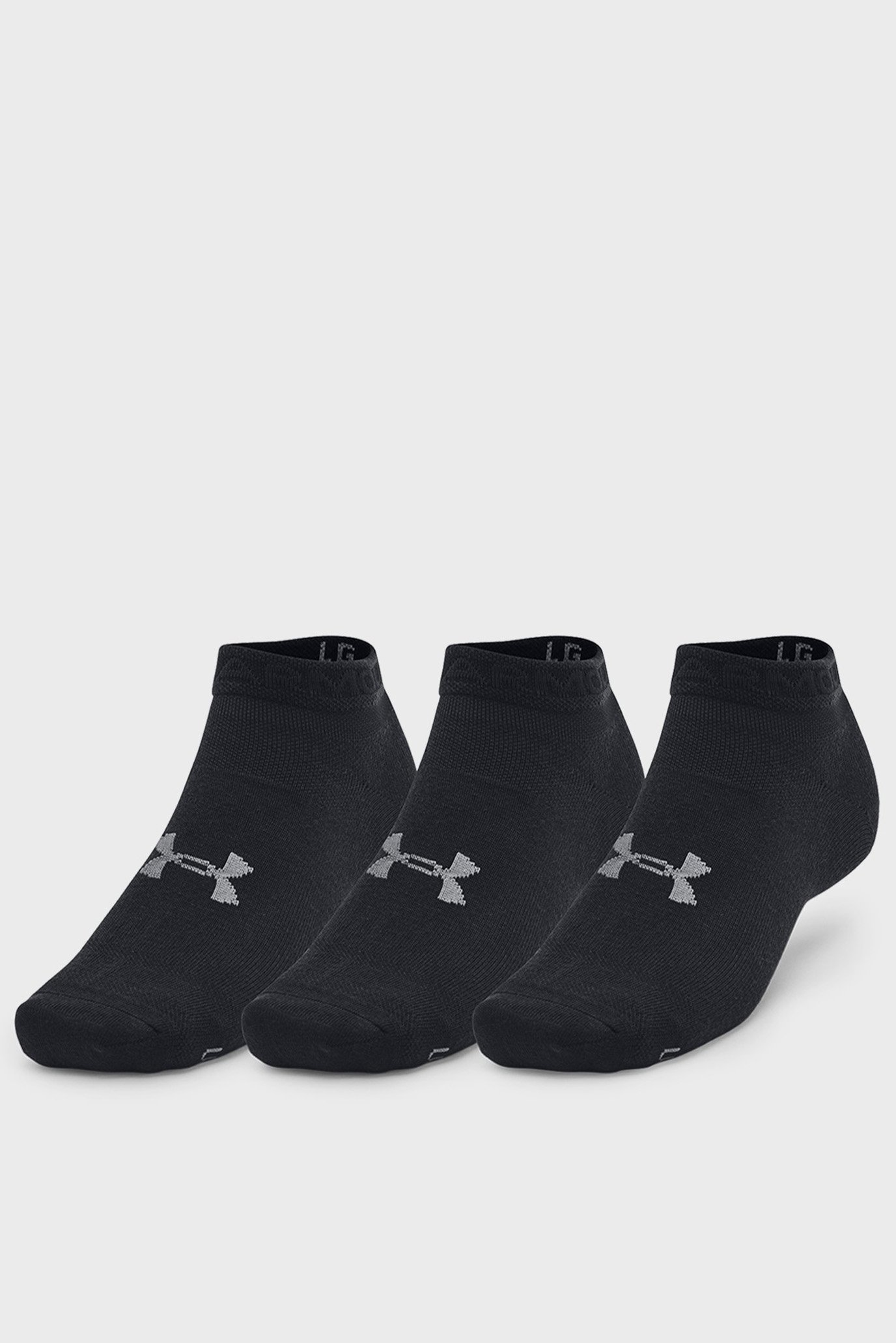 Чорні шкарпетки (3 пари) UA Essential Low Cut 1