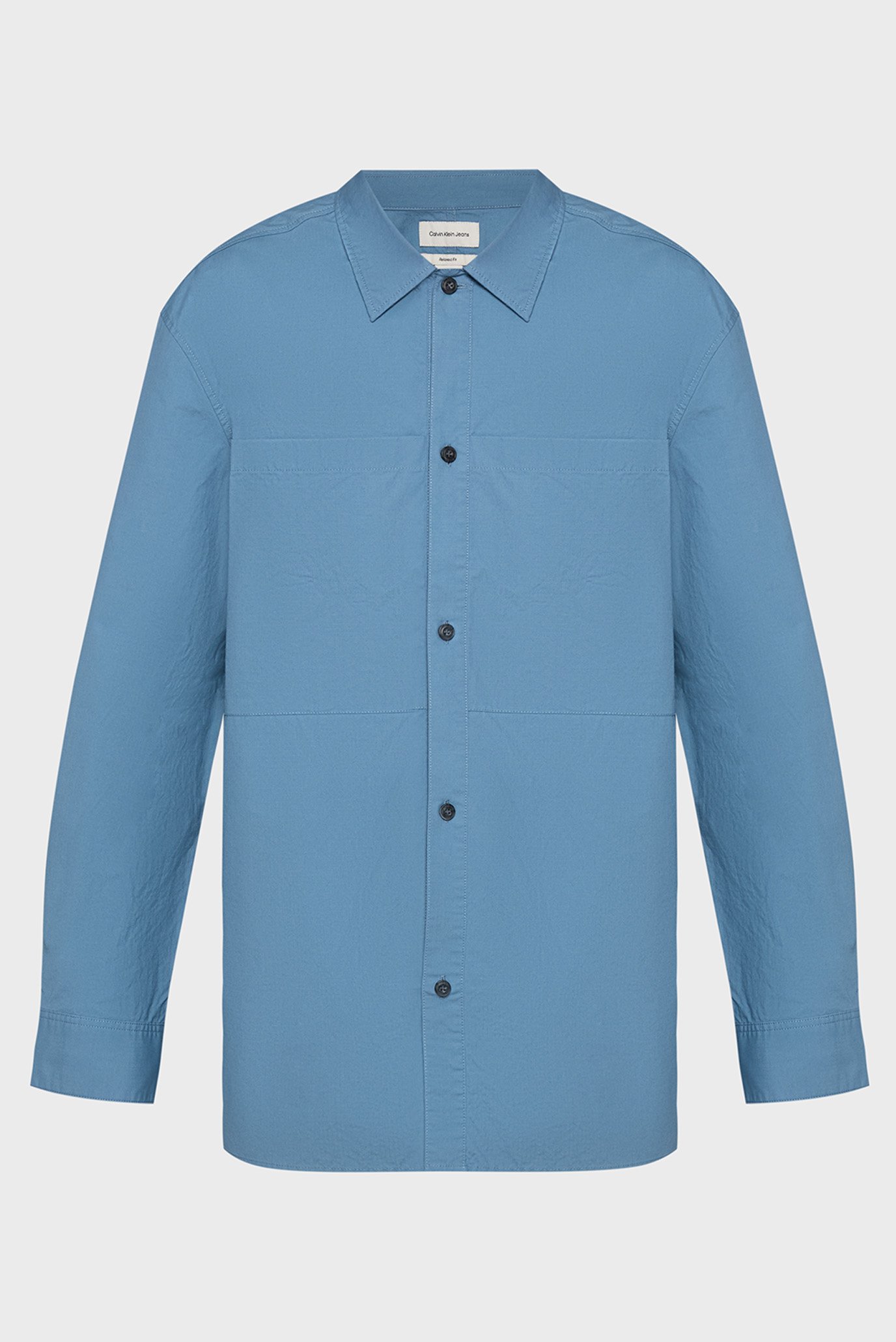 Мужская синяя рубашка RIPSTOP RELAXED Синий L Calvin Klein Jeans LV04RC129G Мужская синяя рубашка RIPSTOP RELAXED Синий L Calvin Klein Jeans LV04RC129G