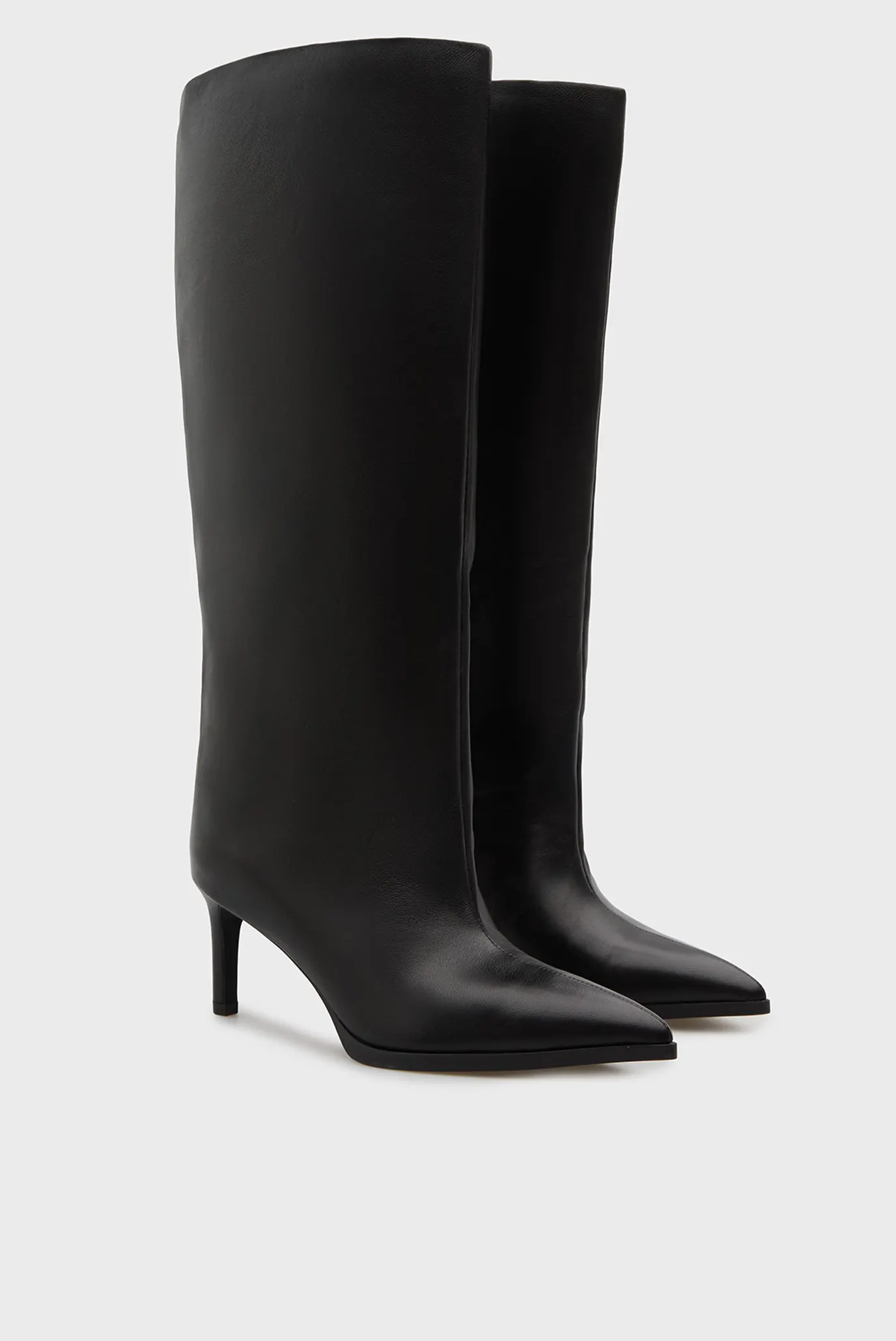 Женские черные кожаные сапоги Elodie 3