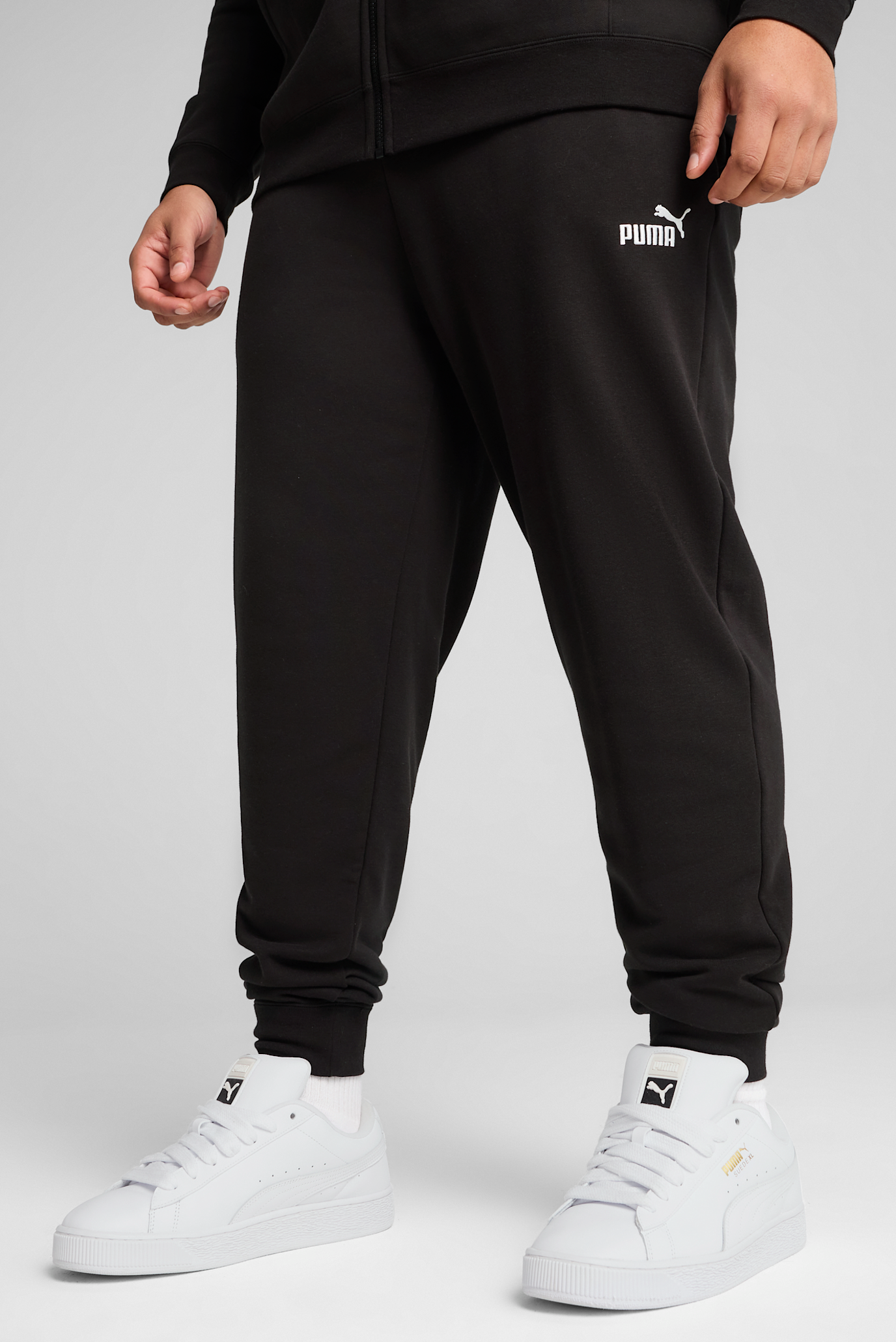 Мужские черные спортивные брюки Essentials No. 1 Logo Slim Sweatpants Men 1