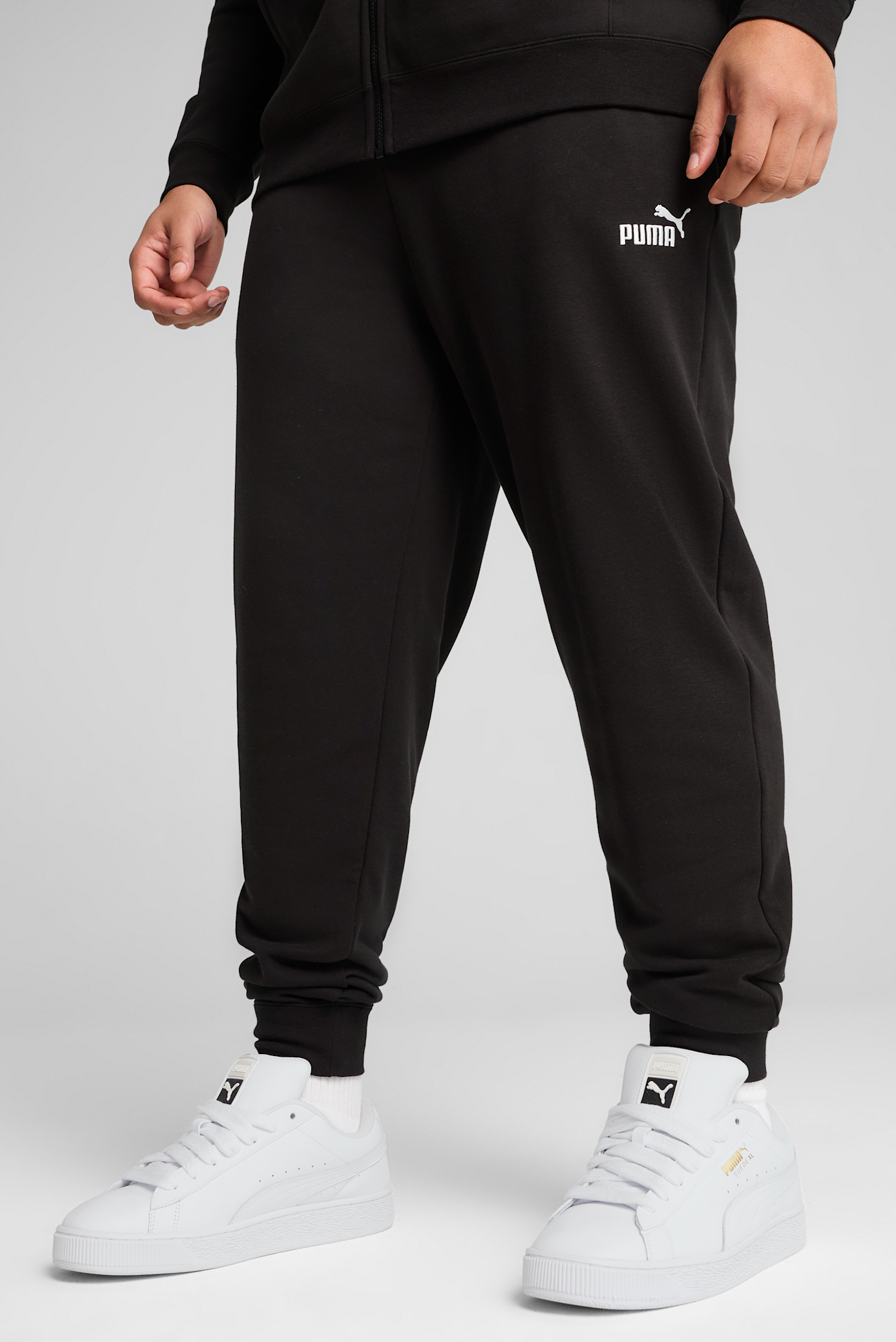 Чоловічі чорні спортивні штани Essentials No. 1 Logo Slim Sweatpants Men 1