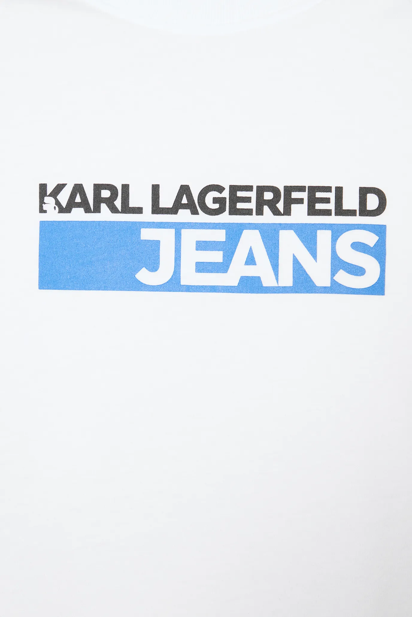 Мужская белая футболка slim logo tee 3