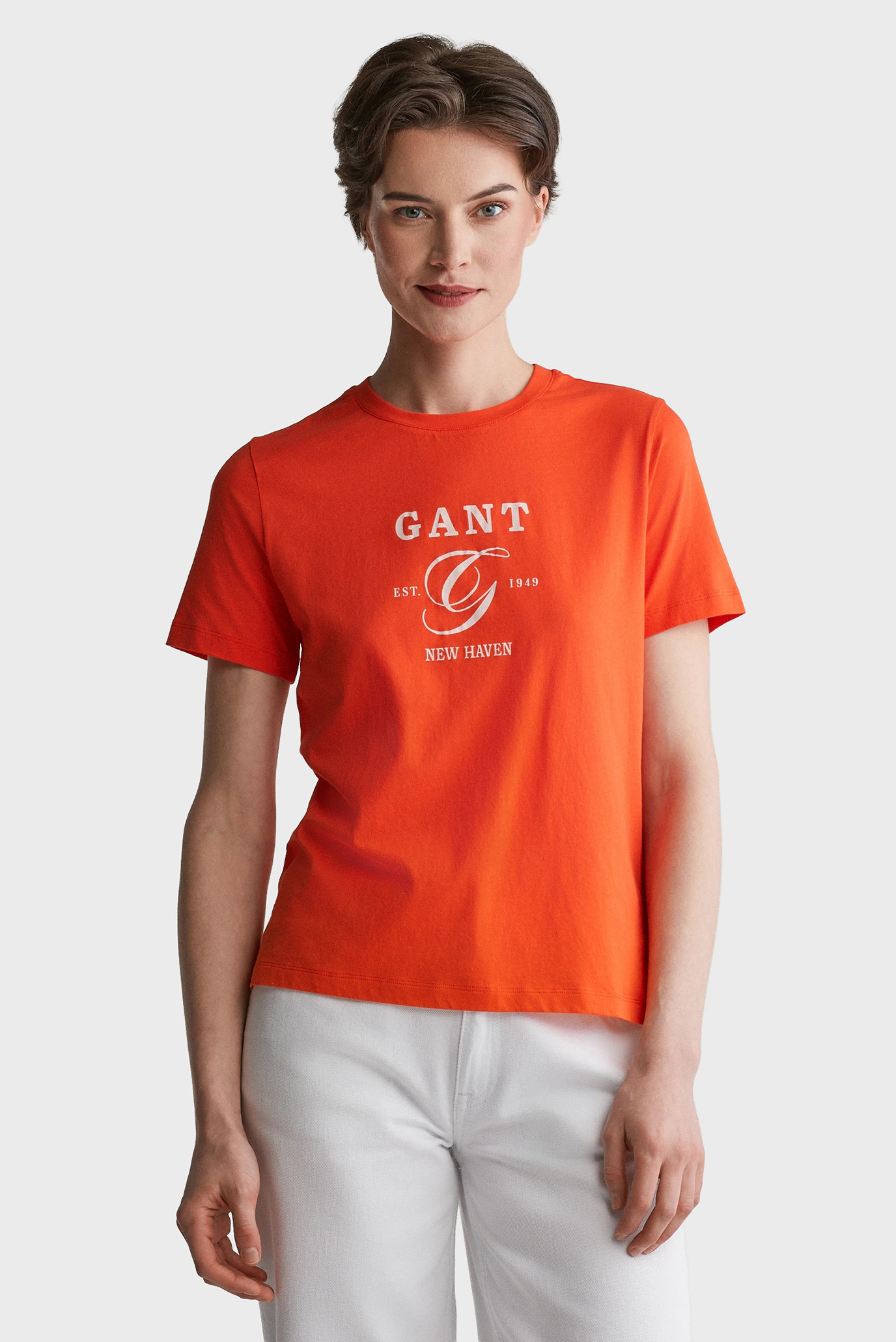 Женская оранжевая футболка REG GRAPHIC Оранжевый M Gant 4200563 Женская оранжевая футболка REG GRAPHIC Оранжевый M Gant 4200563