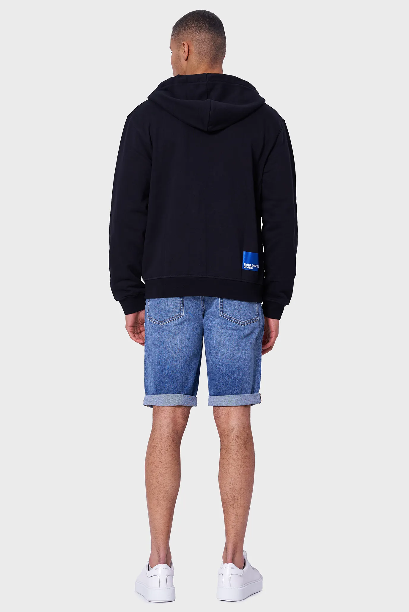 Мужское черное худи 3