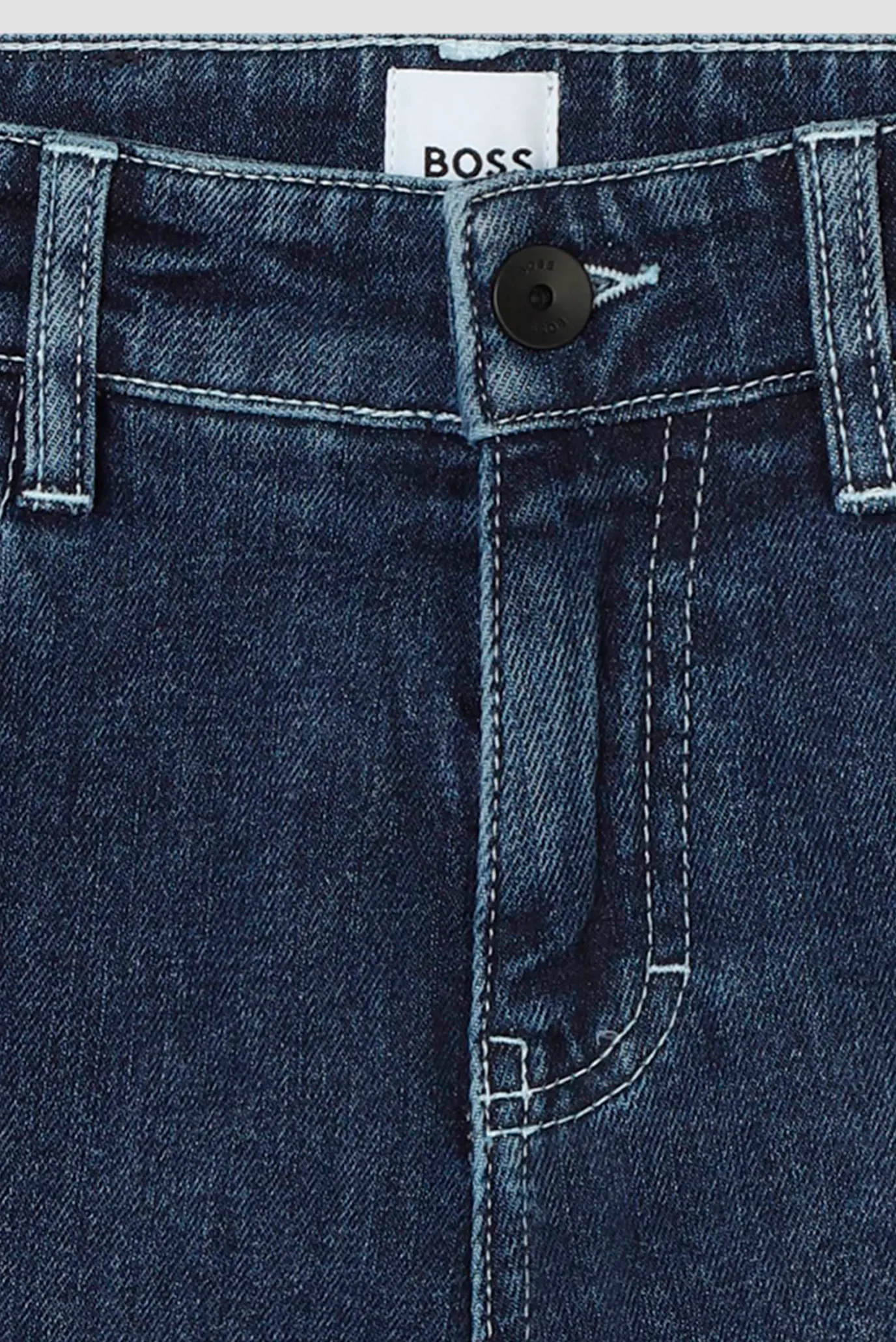 Детские темно-синие джинсовые шорты 3