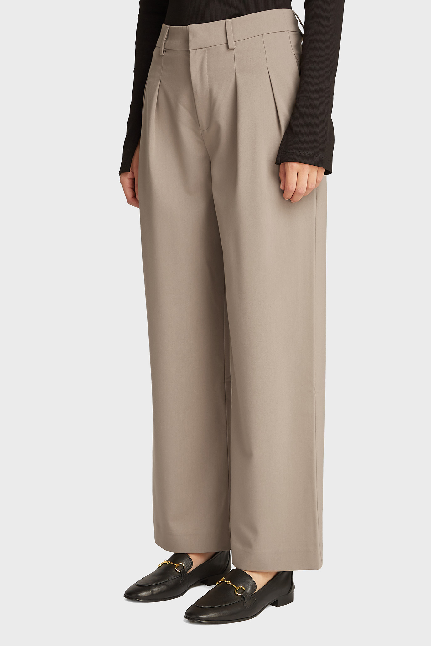 Женские бежевые брюки TAILORED WIDE LEG Бежевый 27 Calvin Klein Jeans J20J224849 Женские бежевые брюки TAILORED WIDE LEG Бежевый 27 Calvin Klein Jeans J20J224849