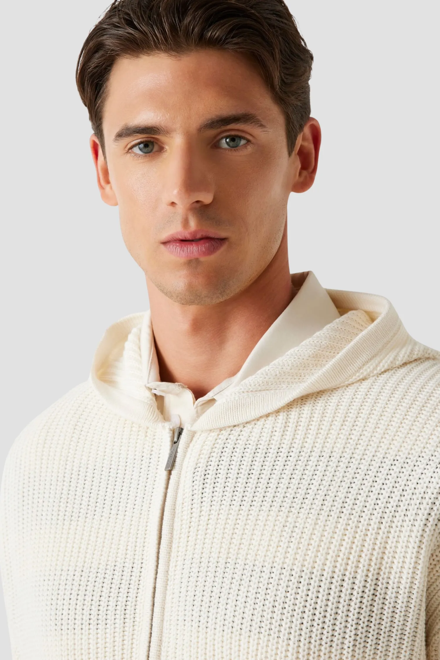 Мужское белое худи 4