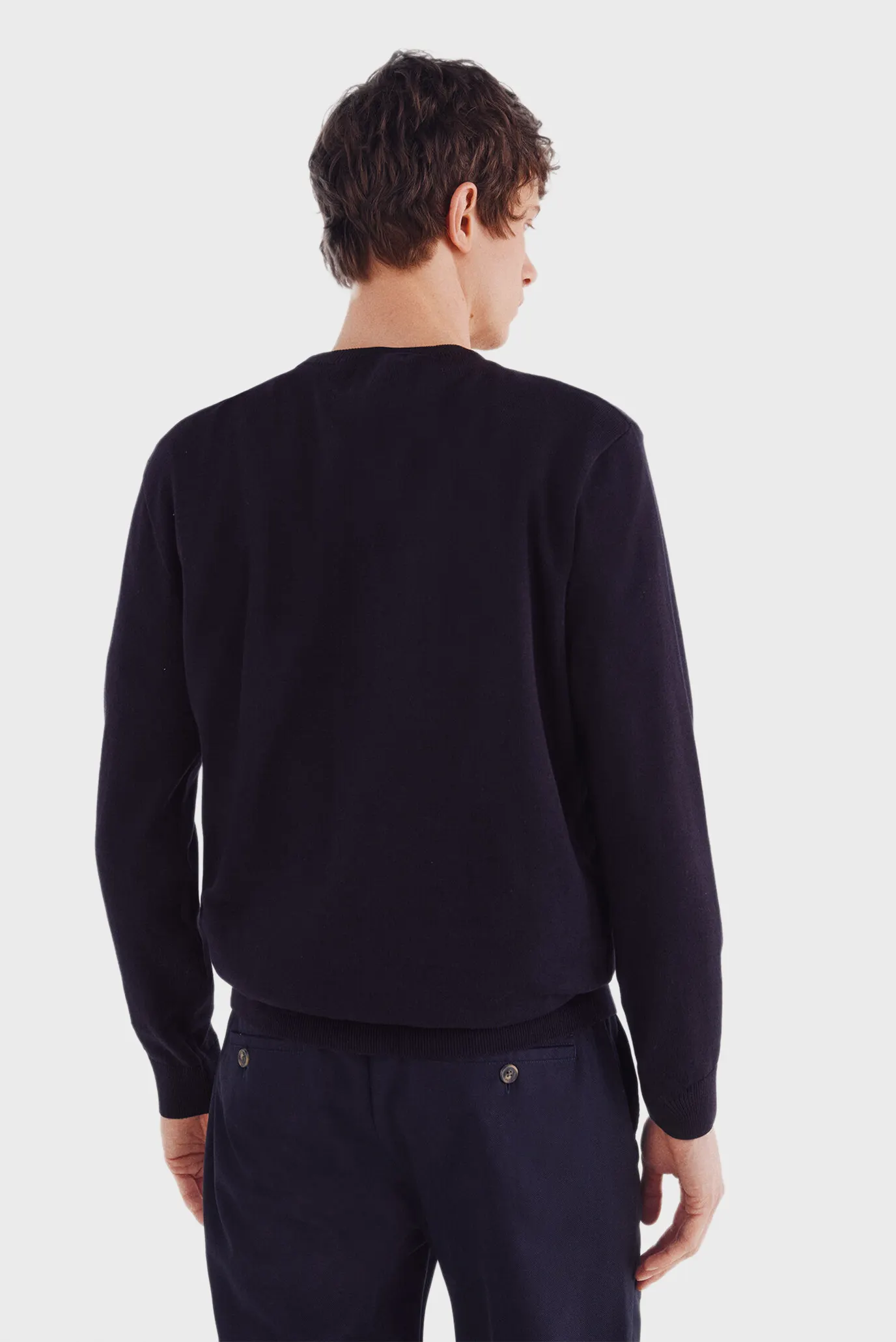 Мужской темно-синий джемпер 3