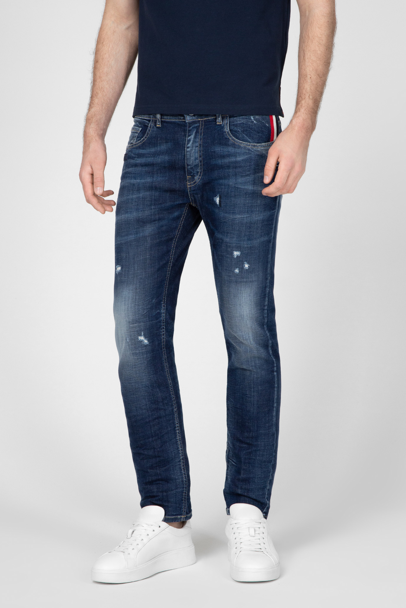 Чоловічі темно-сині джинси Regular Fit 1