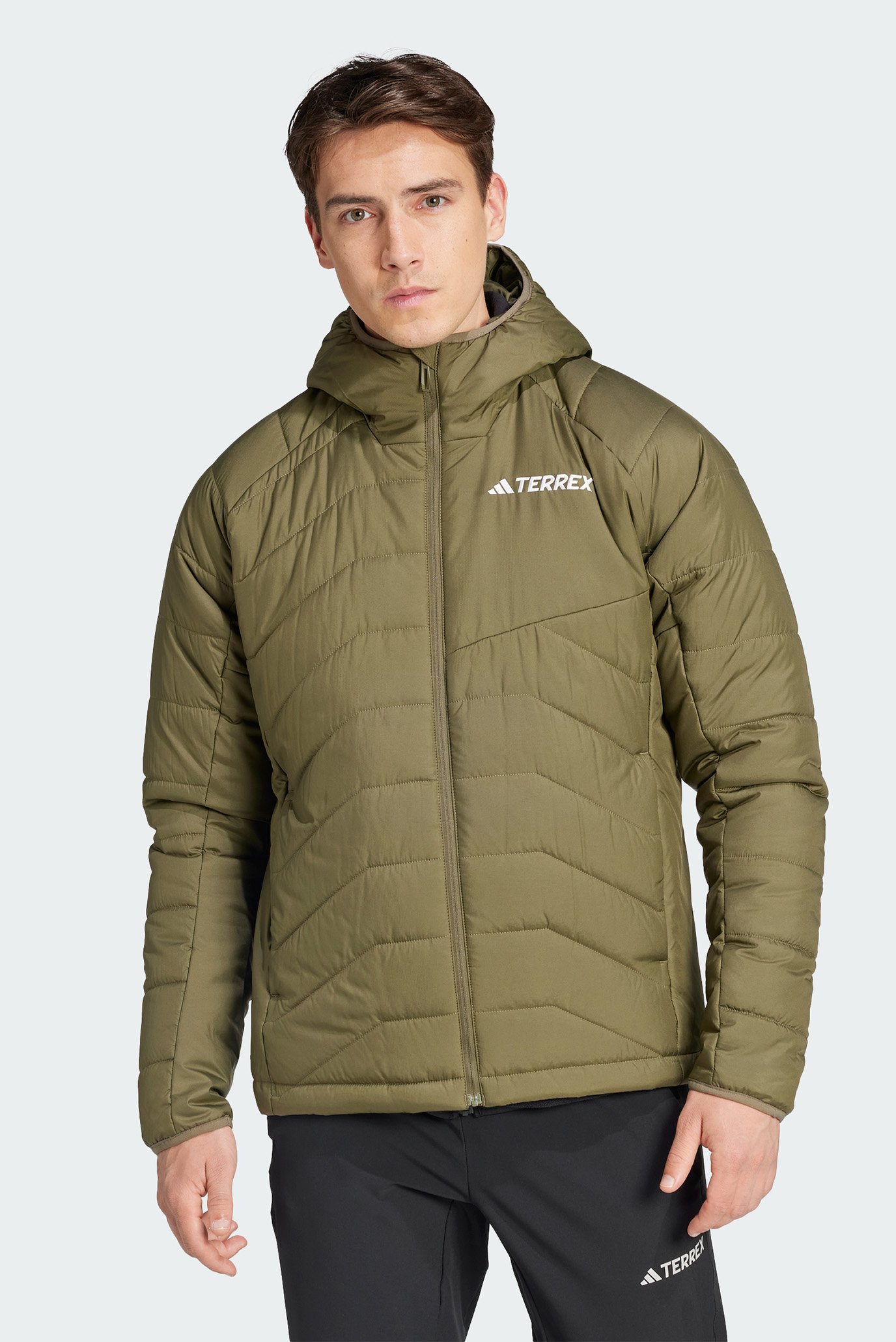 Чоловіча оливкова куртка Terrex Multi Synthetic Insulated Hooded 1