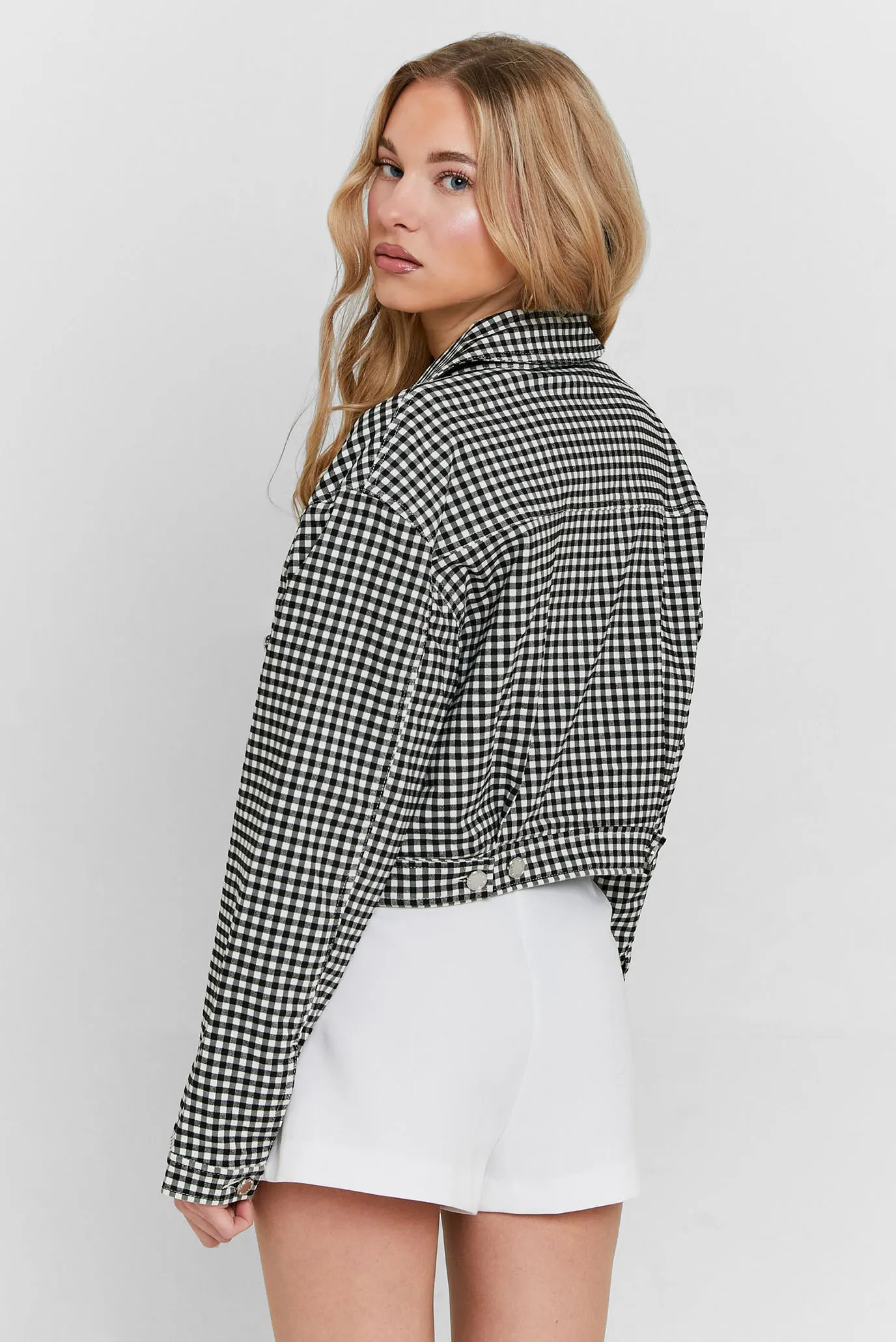 Жіноча картата куртка 2