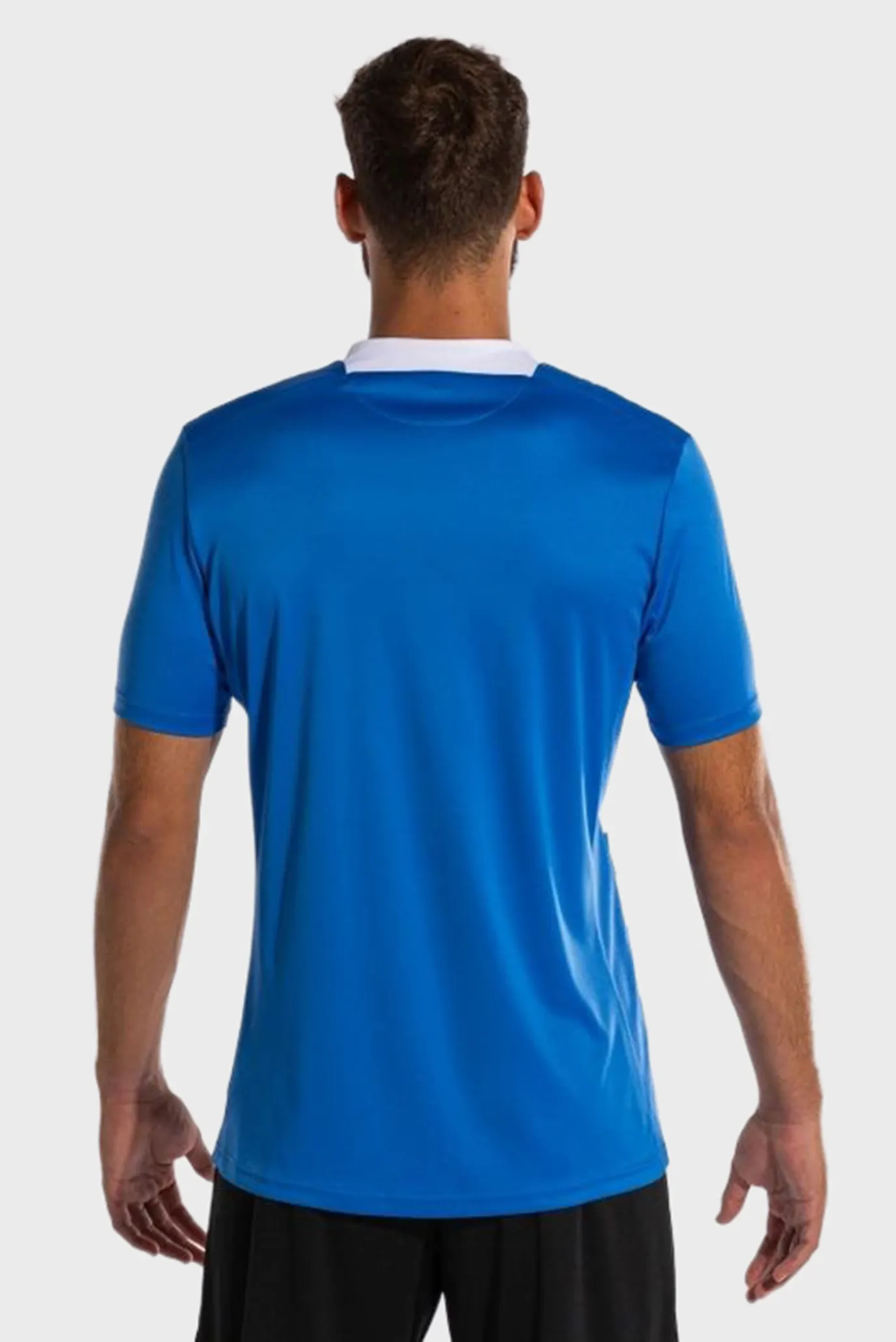 Мужская синяя футболка с узором 3