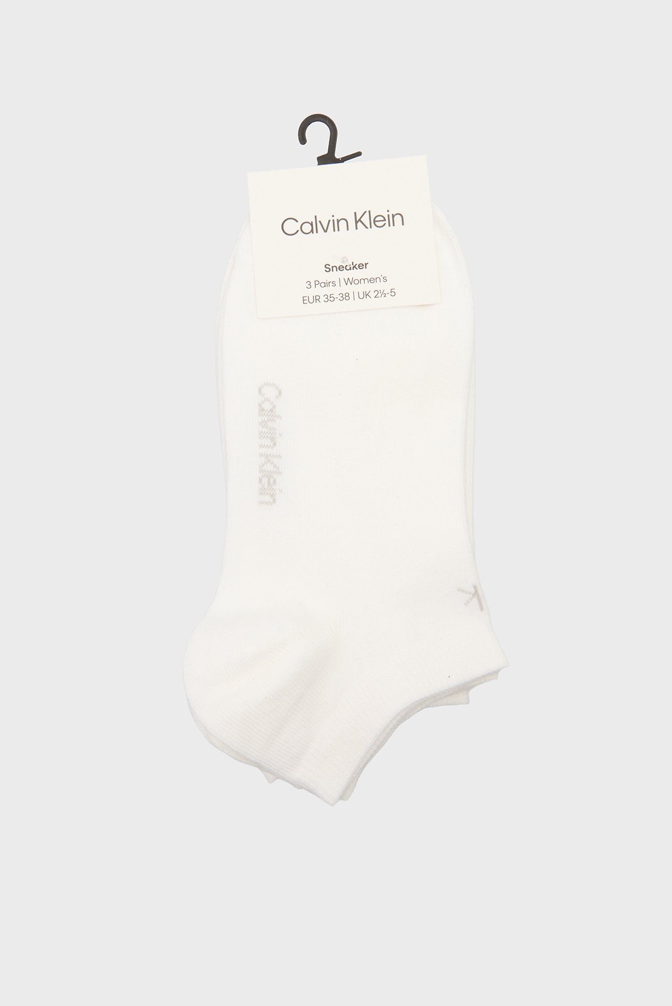 Женские белые носки (2 пары) SNEAKER Белый 39-42 Calvin Klein 701234369 Женские белые носки (2 пары) SNEAKER Белый 39-42 Calvin Klein 701234369