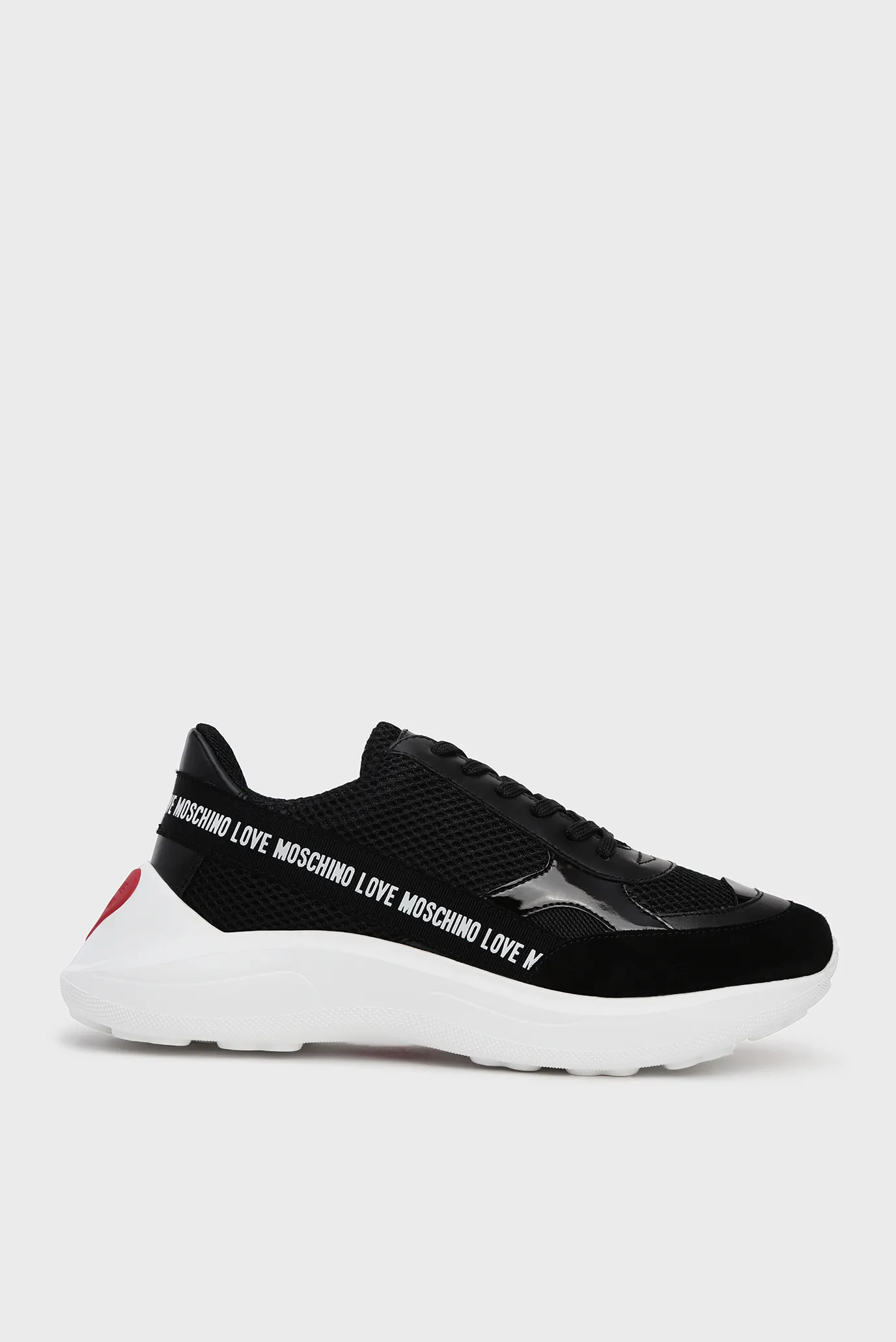 Женские черные кроссовки Love Moschino JA15086G1A — MD-Fashion