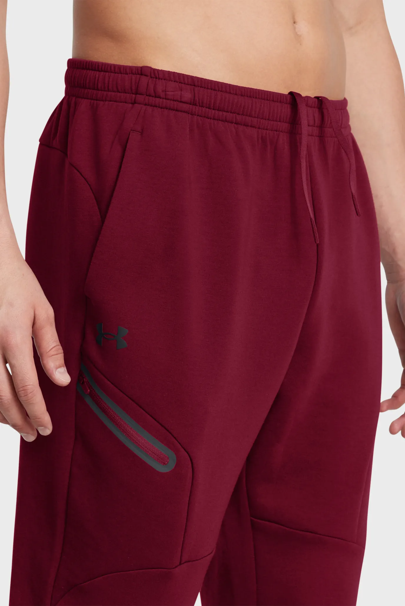 Чоловічі бордові спортивні штани UA Unstoppable Flc Jgr EU 4