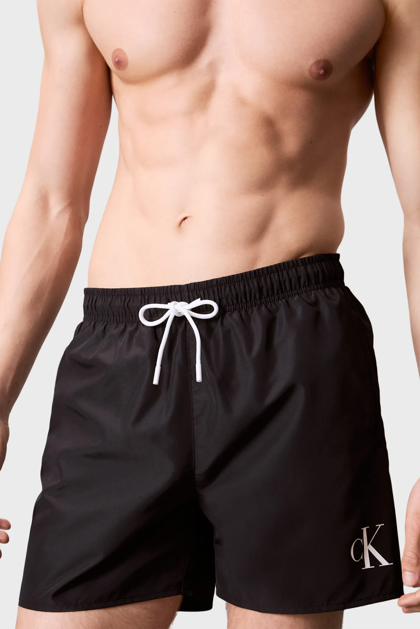 Чоловічі чорні плавальні шорти 6