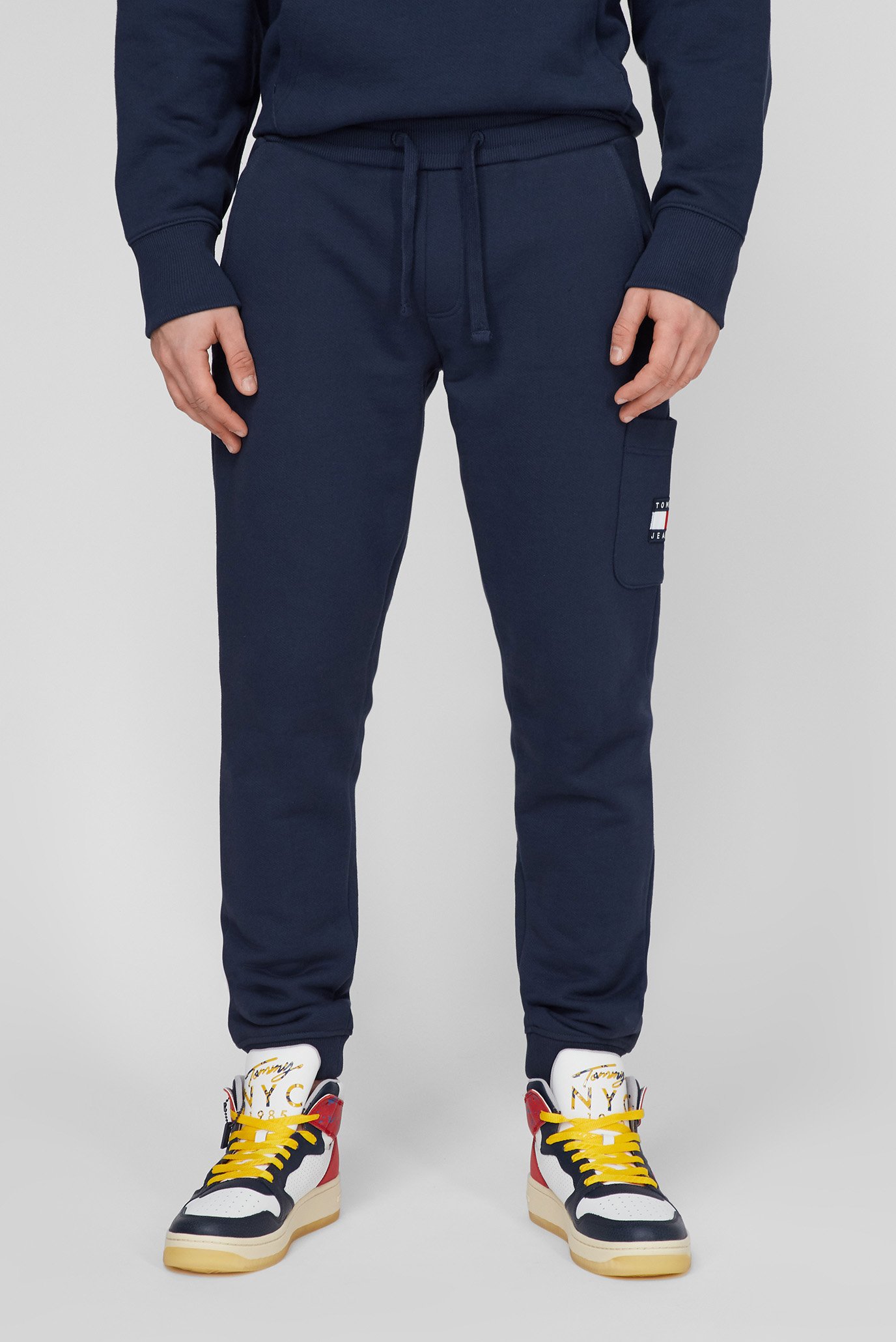 Мужские синие спортивные брюки TJM TOMMY BADGE 1