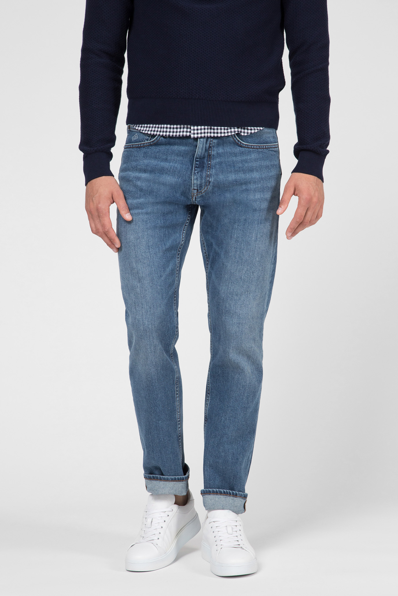 Чоловічі сині джинси REGULAR STRAIGHT 1