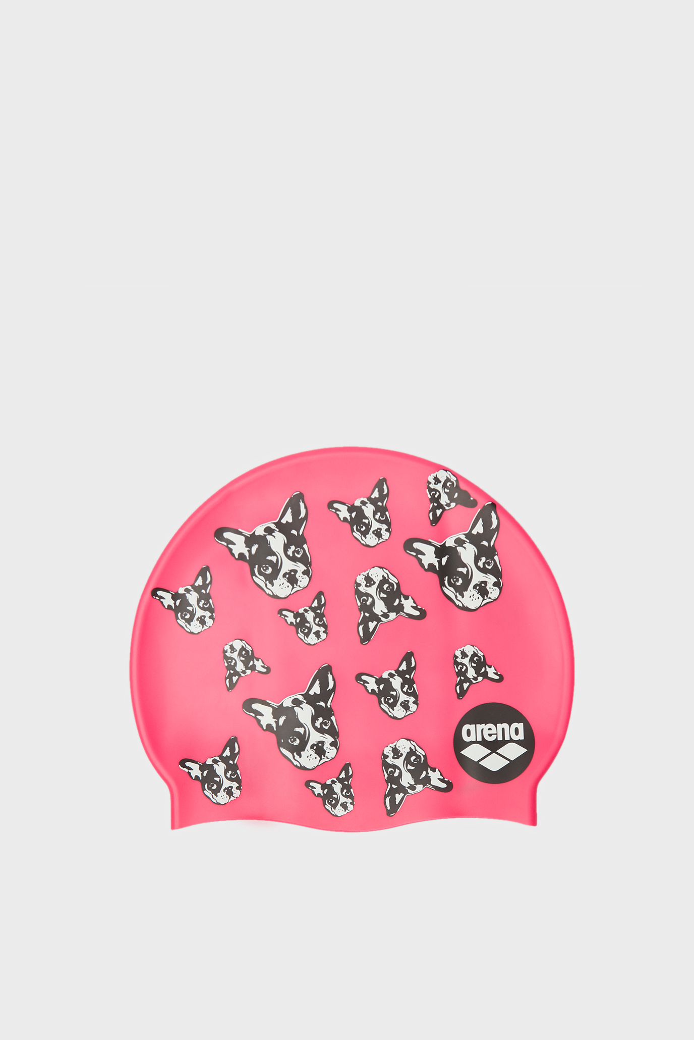 Детская розовая шапочка для плавания PRINT JR 1