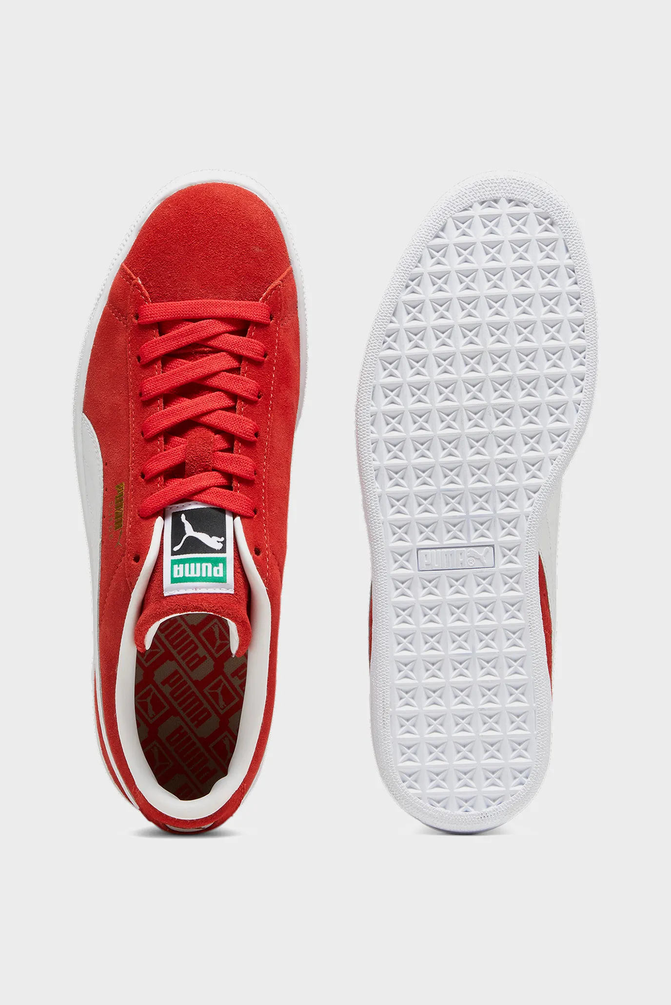 Красные замшевые сникерсы Suede Classic Sneakers Unisex 5