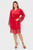 Жіночий червоний велюровий халат