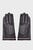 Чоловічі чорні шкіряні рукавички TH CORP LOVE LEATHER GLOVES