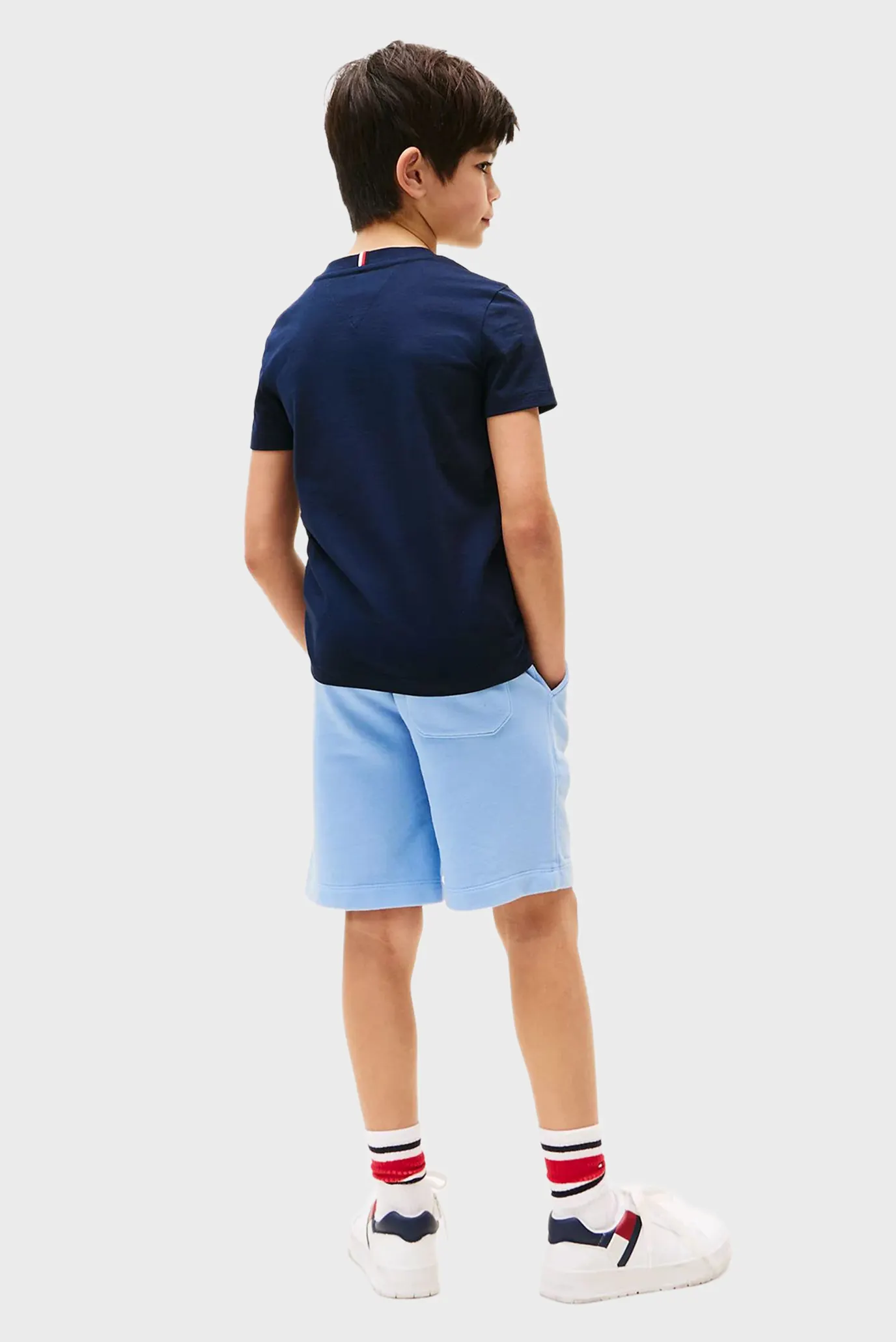 Дитяча темно-синя футболка TOMMY SCRIPT FLAG 3