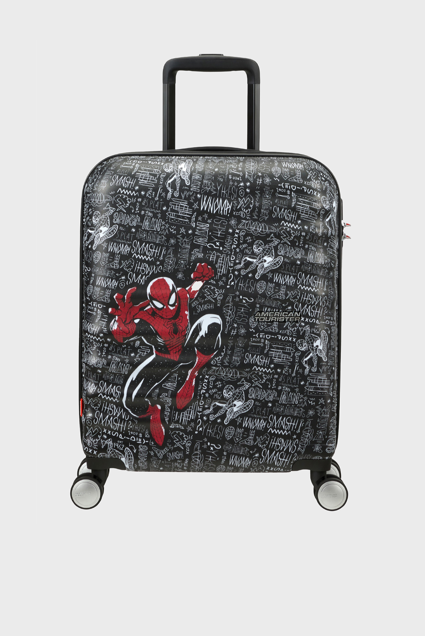 Детский черный чемодан 55 см WAVEBREAKER DISNEY SPIDERMAN SKETCH 1